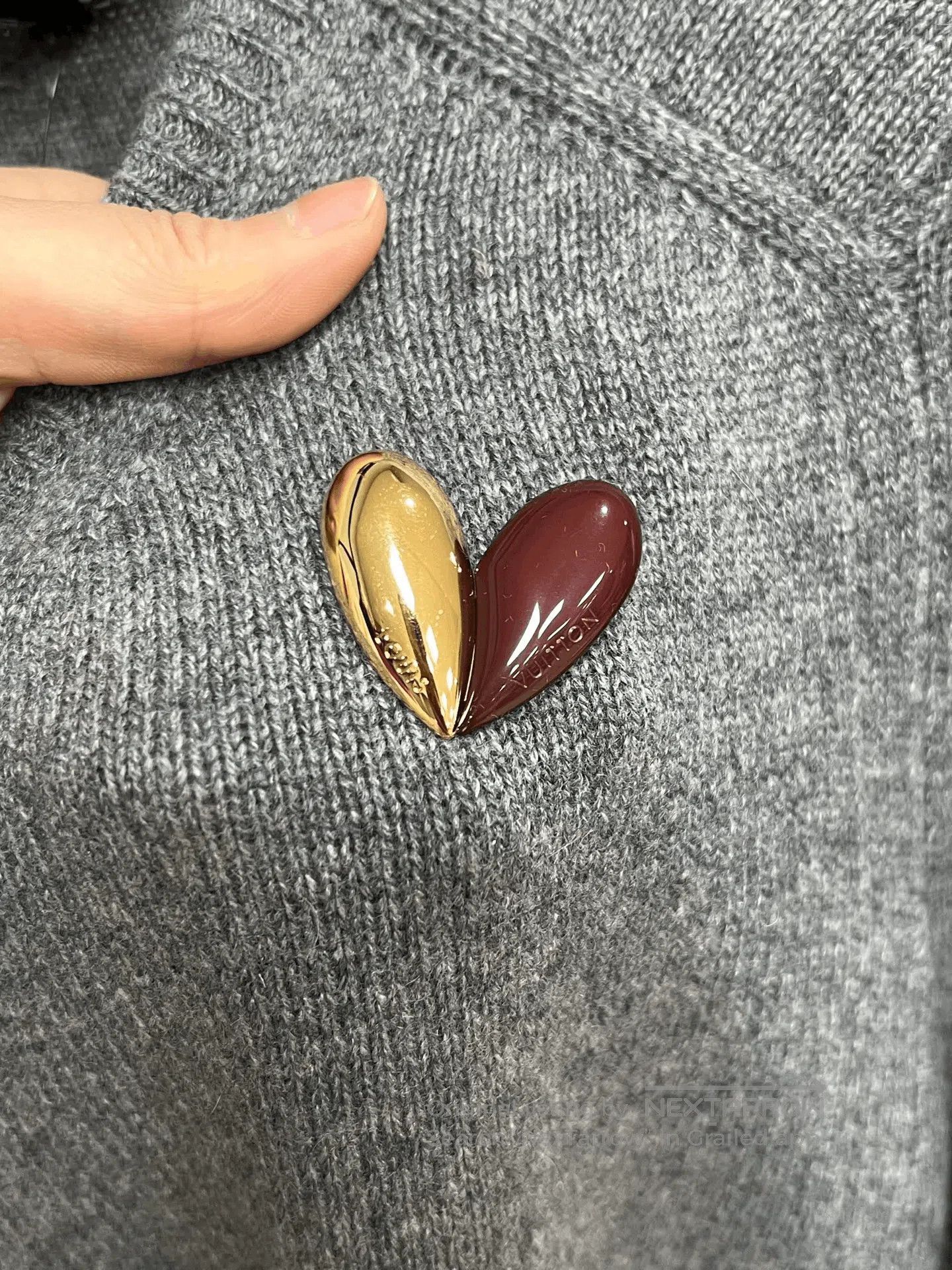 Louis Vuitton Louis Vuitton Heart Dress. Size XL / US 12-14 / IT 48-50 - 3 Thumbnail