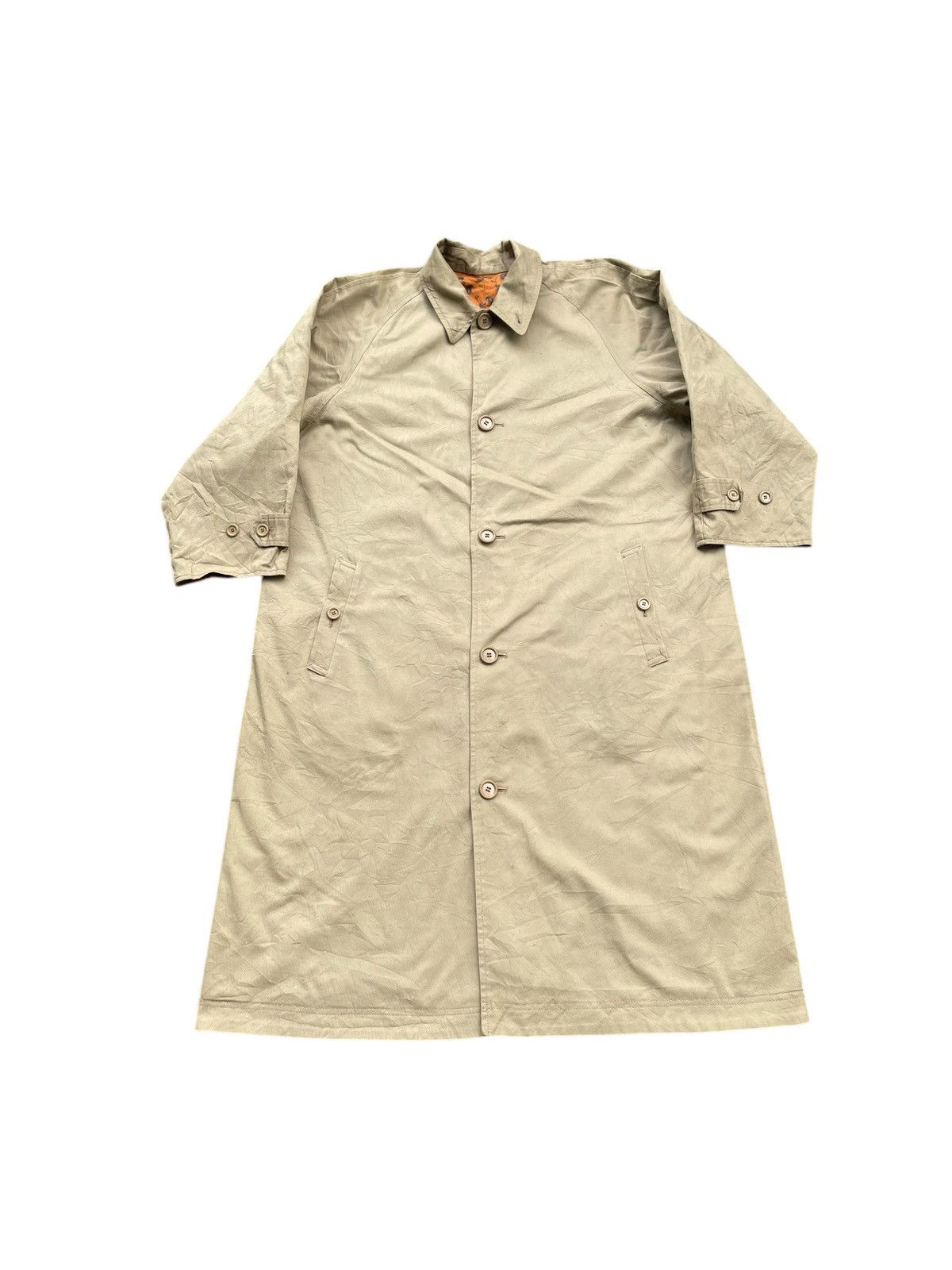 Japanese Brand Melrose Reverseable Paisley Trench Jacket Size US XL / EU 56 / 4 - 7 Thumbnail