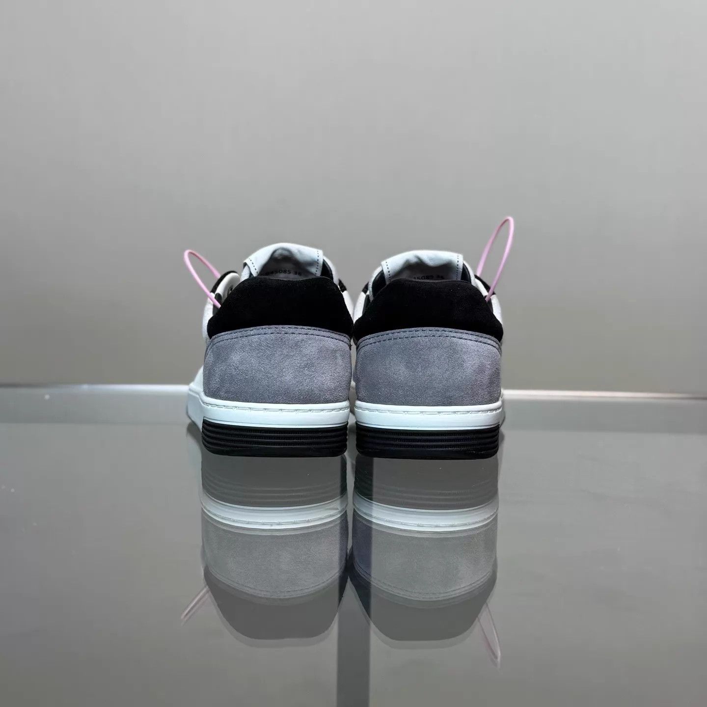 Chanel Chanel 24S Black/White/Gray Suede Color Blocked Sneaker 36 Size US 5.5 / IT 35.5 - 4 Thumbnail