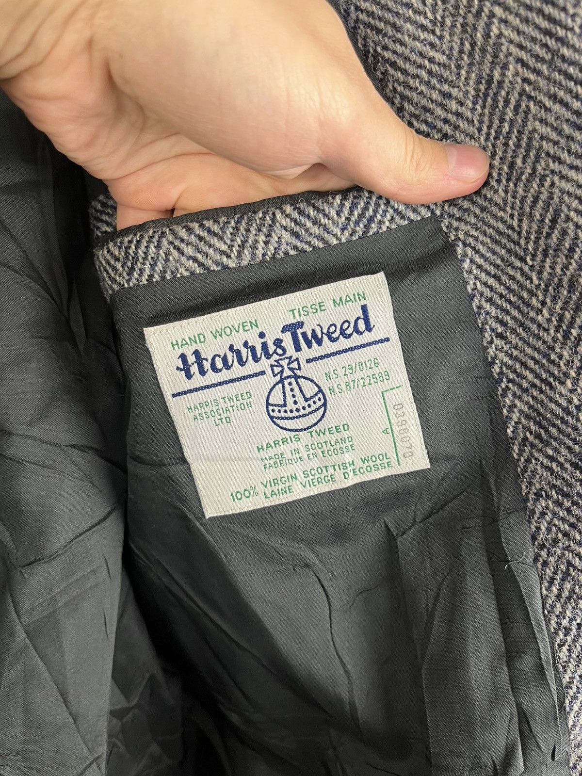 Harris Tweed Harris Tweed Luxury Wool Jacket Blazer Made in Canada Size 44R - 9 Thumbnail