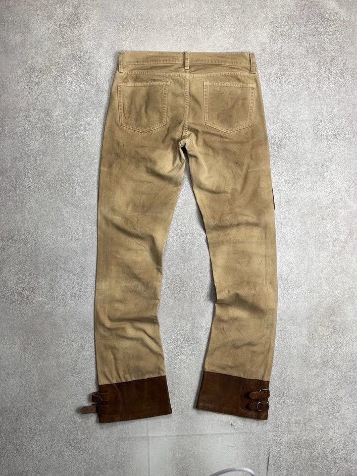 Ralph Lauren VINTAGE POLO RAPH LAUREN LEATHER COWBOY TRIBAL JEANS 30 Size US 31 - 2 Thumbnail