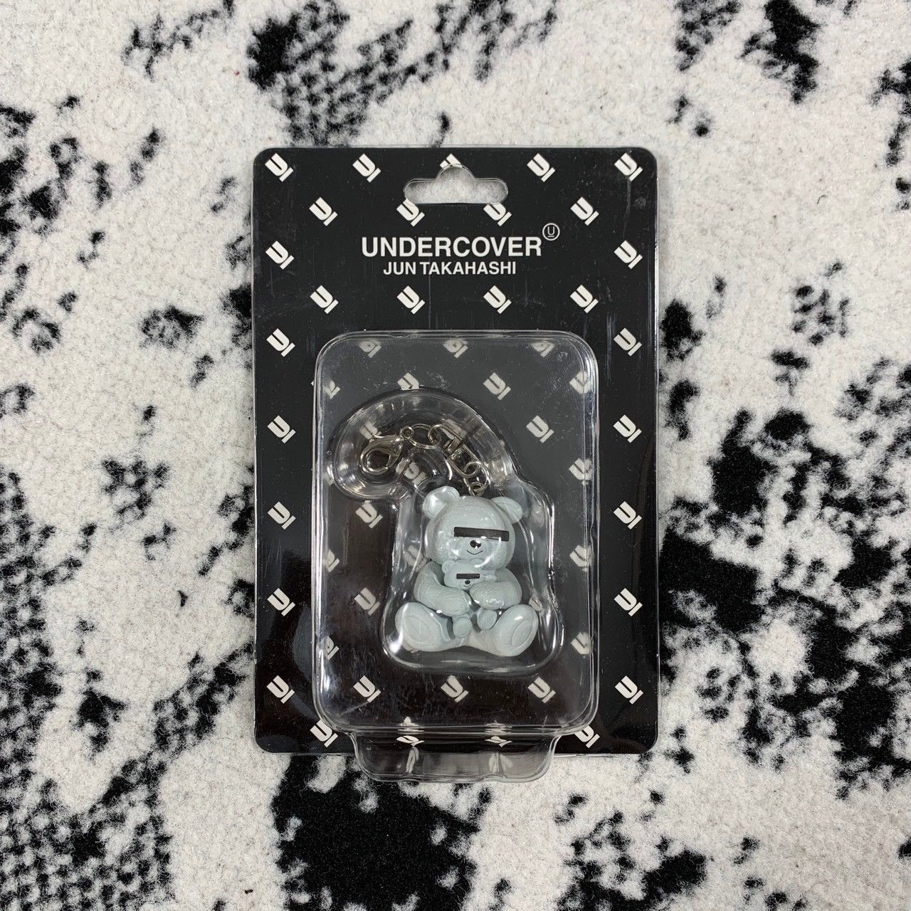 image of Jun Takahashi x Medicom Toy Undercover X Medicom Toy Bear Keychain ‘ White, Men's