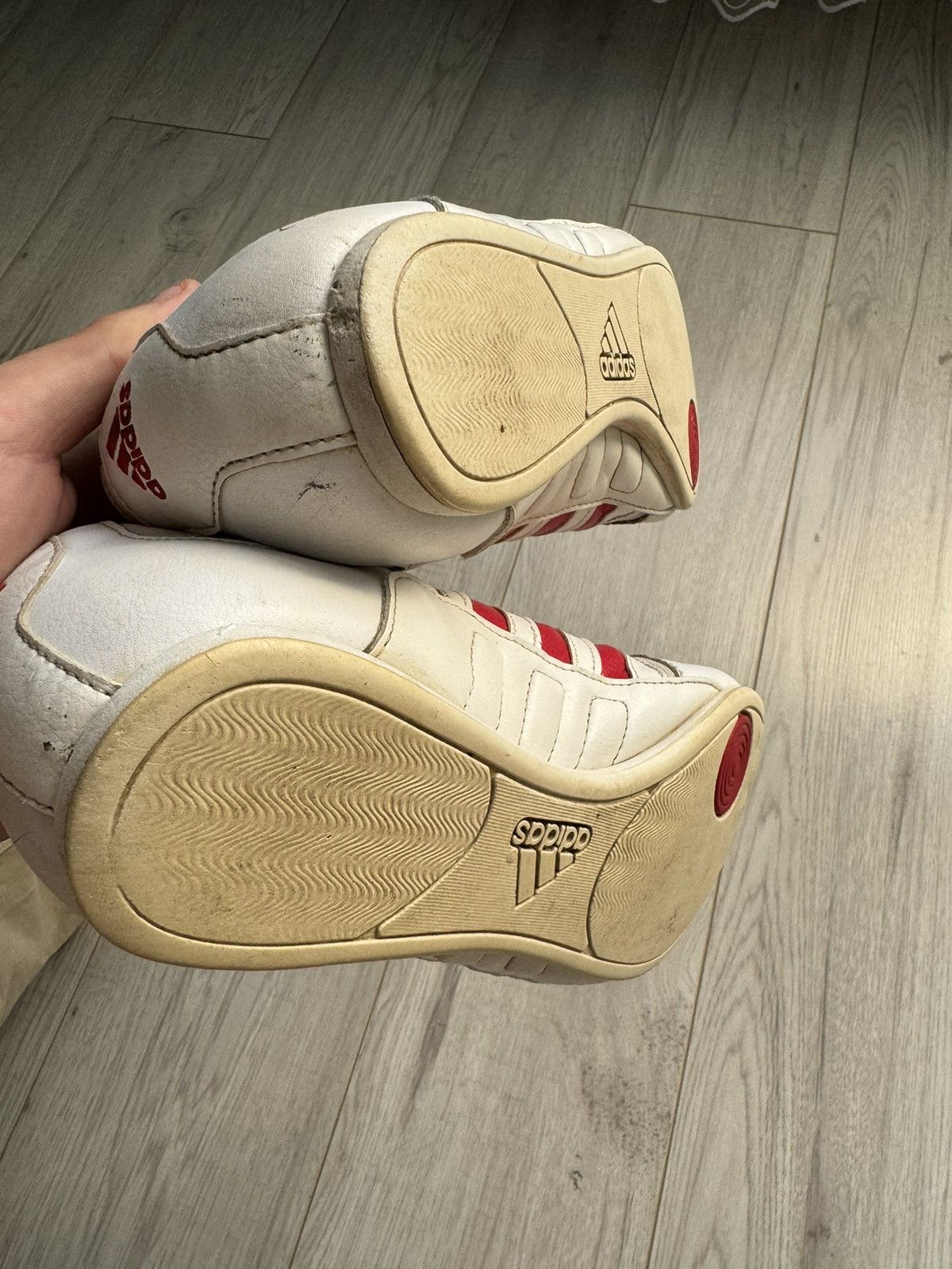 Adidas × Vintage Vintage adidas leather boxers shoes sneakers Size US 8.5 / EU 41-42 - 7 Thumbnail