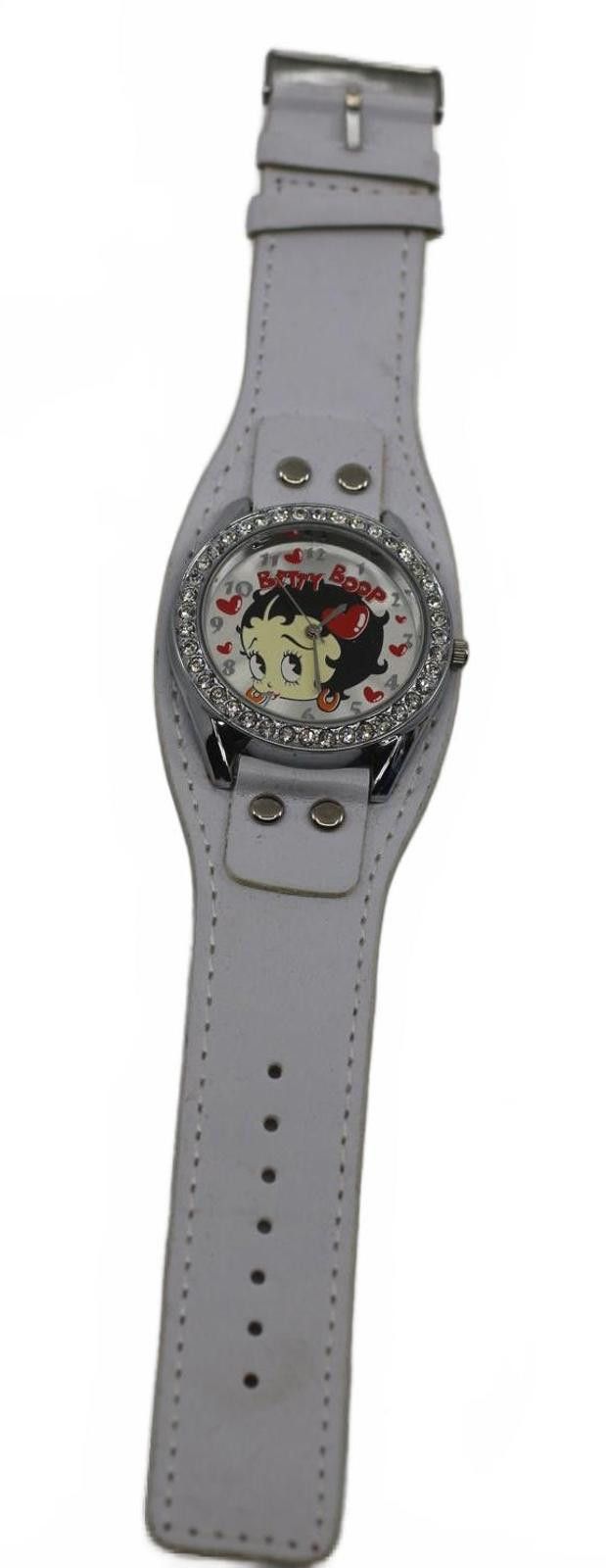 Other King betty boop w/ diamond color style Stones watch white Size ONE SIZE - 1 Thumbnail