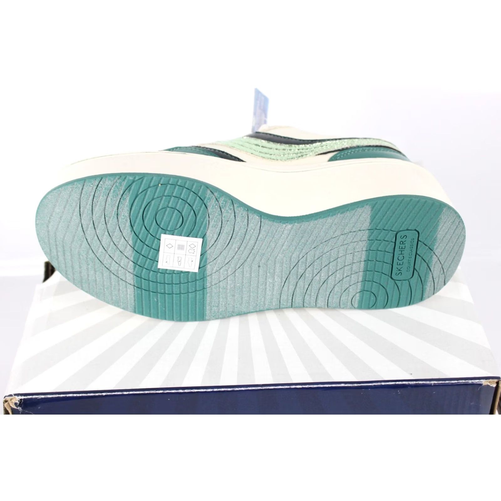 SKECHERS Skechers Paloma Shimmer Takes All Sneakers 7.5 Green Natural Skechers Women's Sneakers 7.5 Medium Green 185291 Size US 5 / IT 35 - 5 Thumbnail