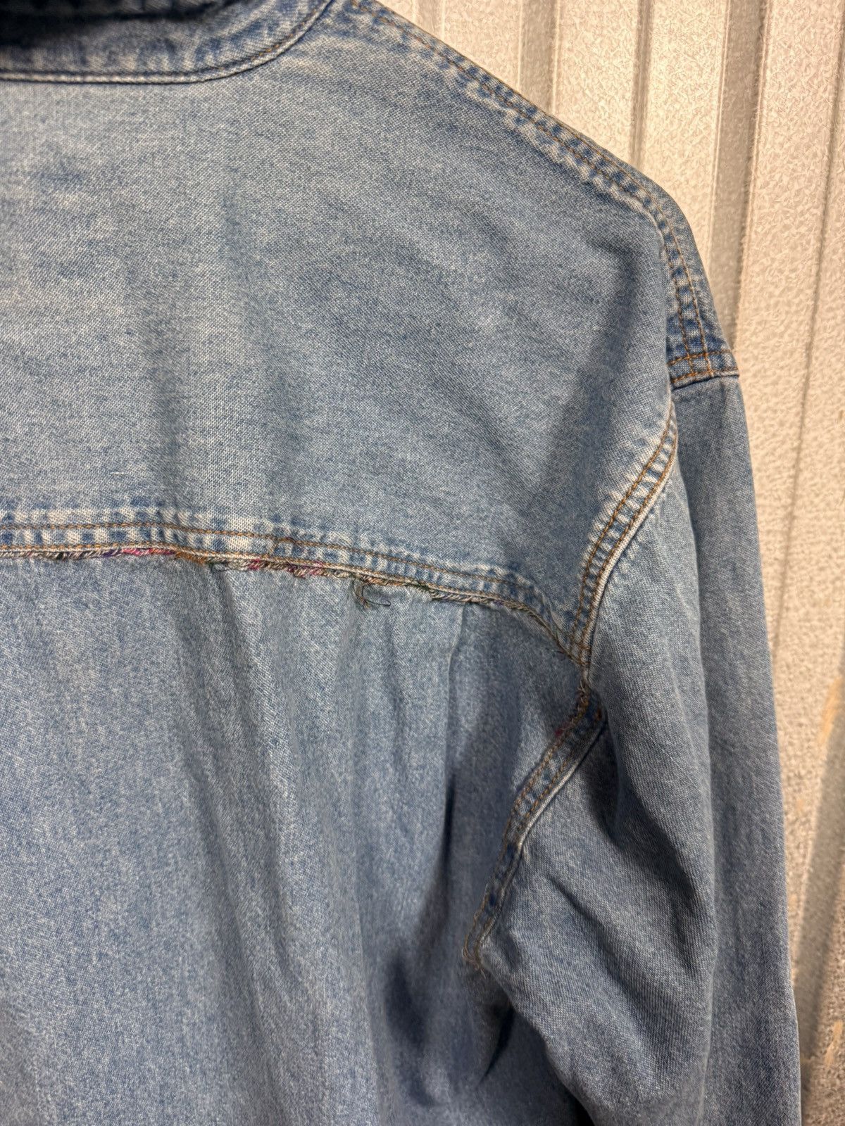 Levi's 70s Vintage Orange Tag Levis Button Up Western Denim Shirt Size US M / EU 48-50 / 2 - 12 Thumbnail