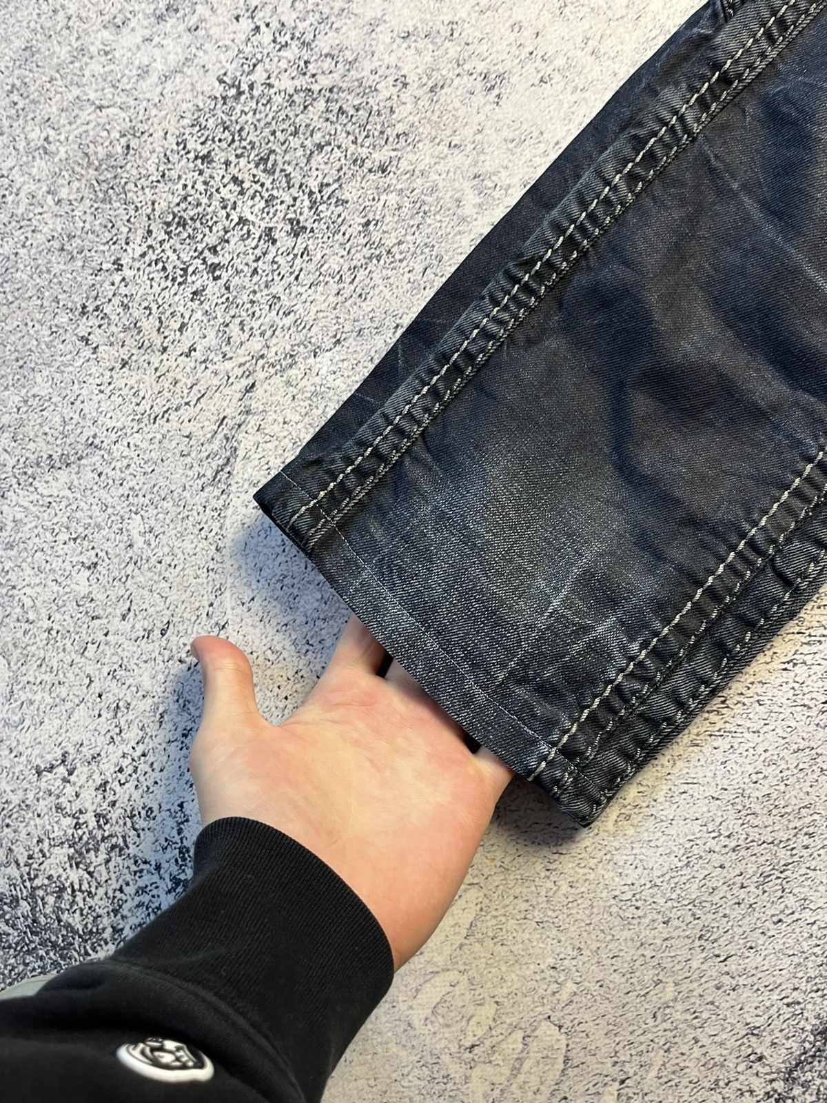 Japanese Brand 0Os VINTAGE Avant Garde Japanese Style Baggy Pants Y2K Size US 32 / EU 48 - 8 Thumbnail