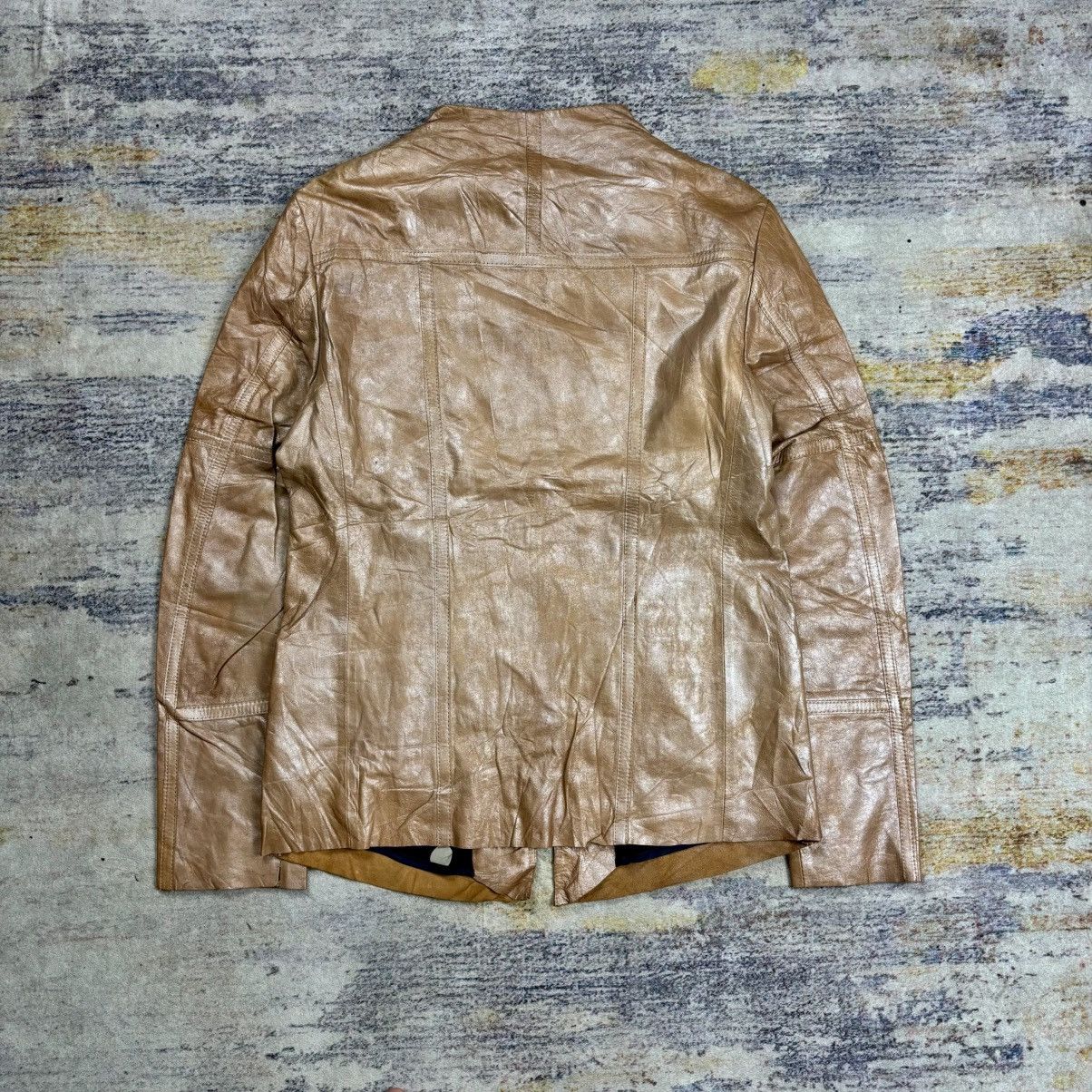 Paul Smith 2000s Paul Smith -Raccagni Lightweight Waxed Leather Jacket Size US L / EU 52-54 / 3 - 6 Thumbnail