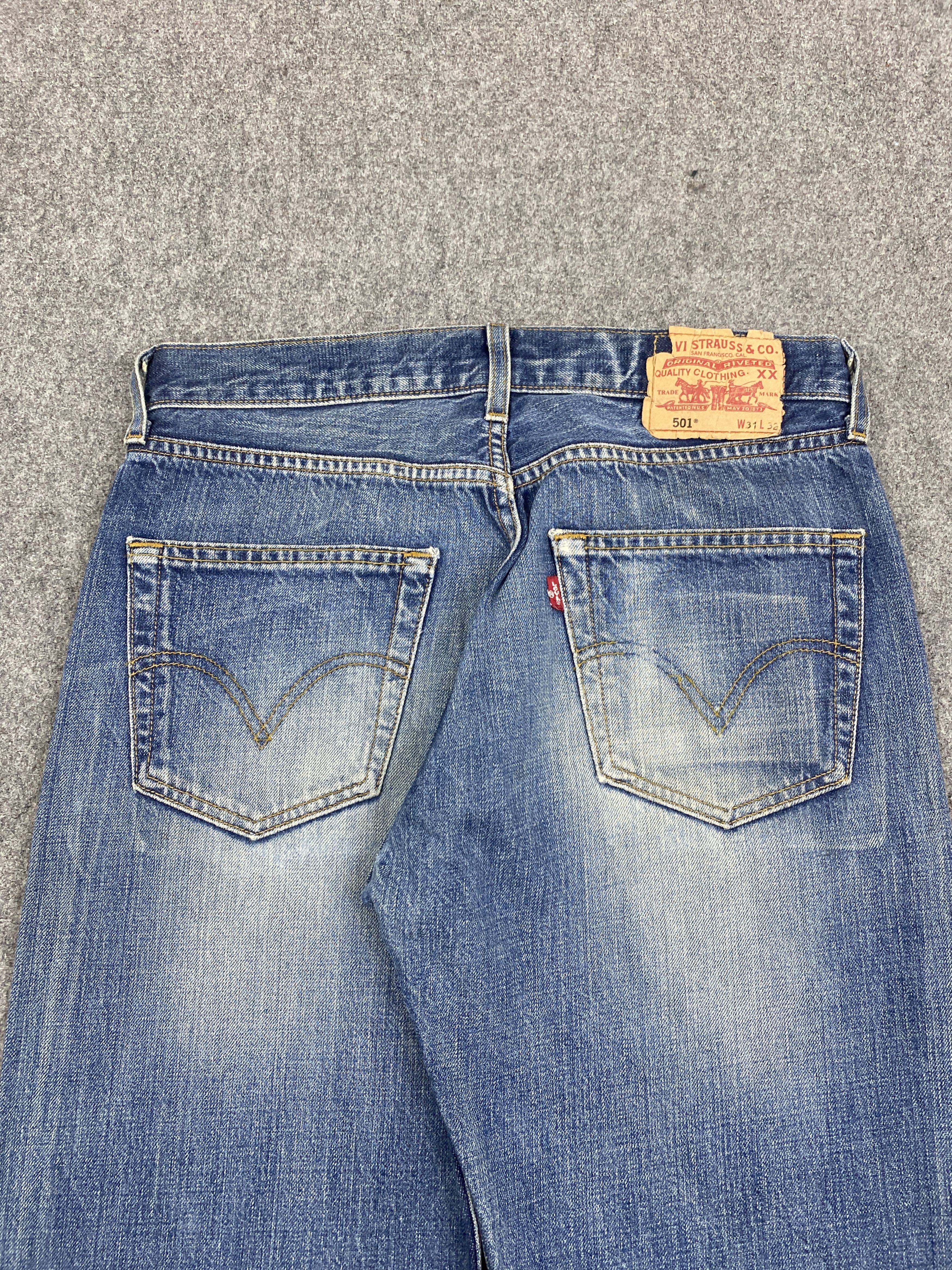 Levi's Vintage Levi's 501 Rose Custom Design Jeans DP2765 Size US 30 / EU 46 - 4 Thumbnail
