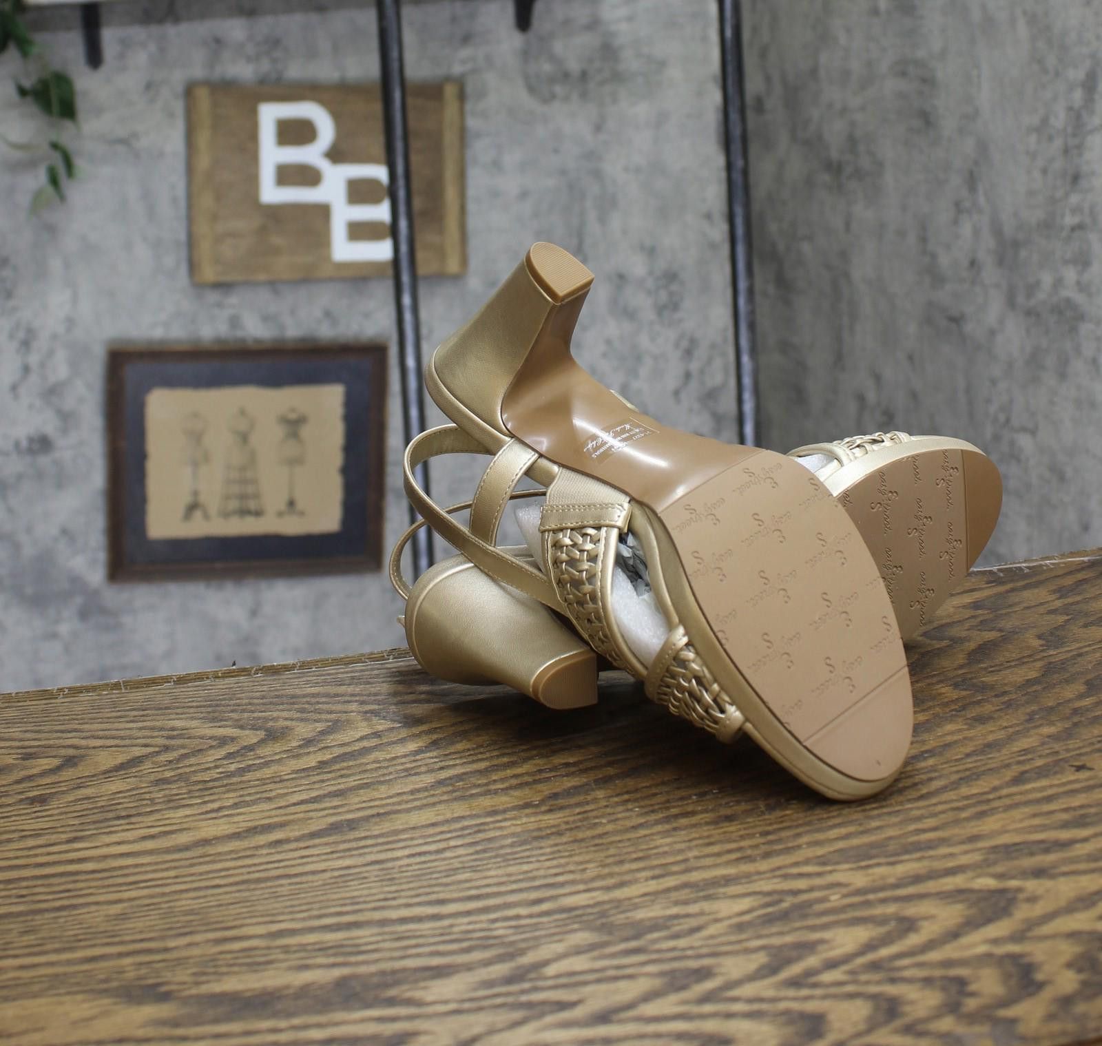 Other Nwt Easy Street Heeled Sandal Heels Sol Champagne Gold 8.5w Size US 8.5 / IT 38.5 - 5 Thumbnail