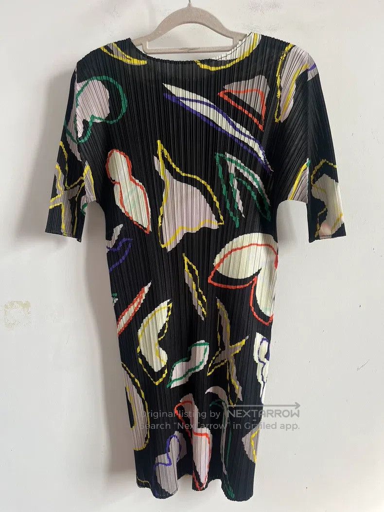 Issey Miyake Issey Miyake Black Short Sleeve Size L / US 10 / IT 46 - 2 Thumbnail