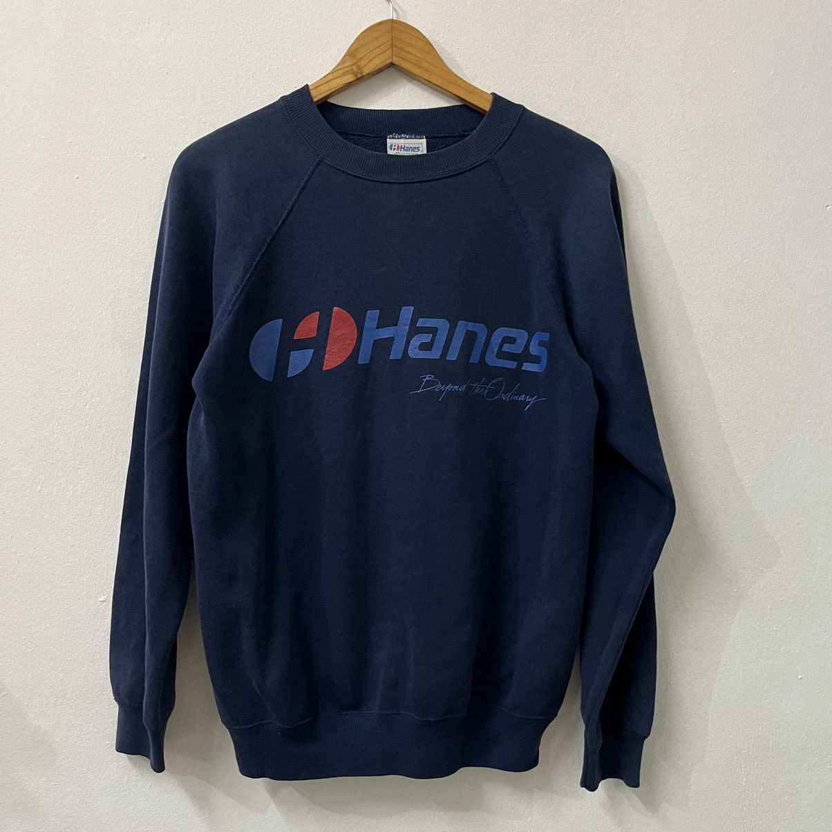 Hanes × Vintage Vintage 80s Hanes Sweatshirt Size US M / EU 48-50 / 2 - 1 Thumbnail