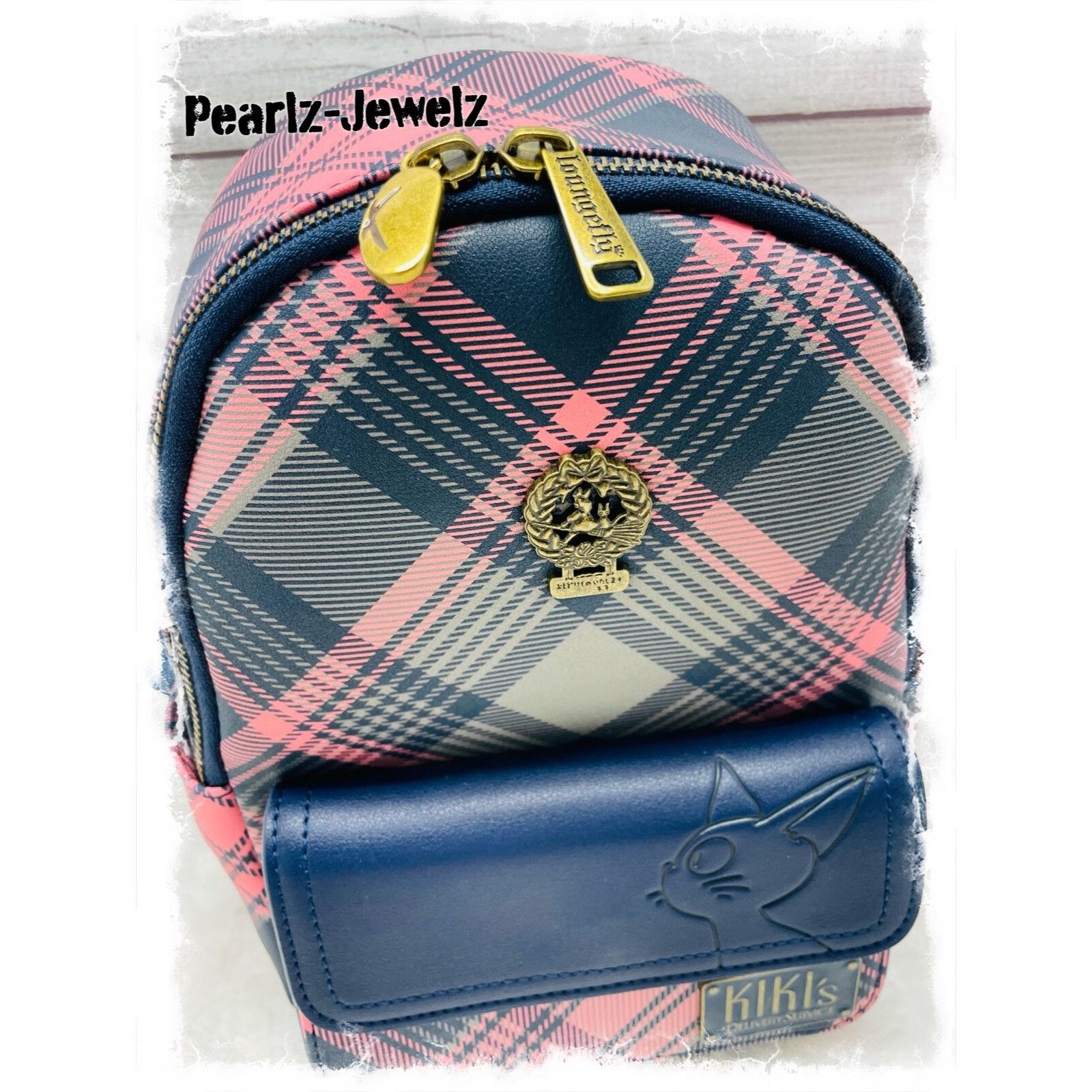 Disney Studio Ghibli Kiki's Delivery Service Plaid Mini Backpack Bo Size ONE SIZE - 2 Thumbnail