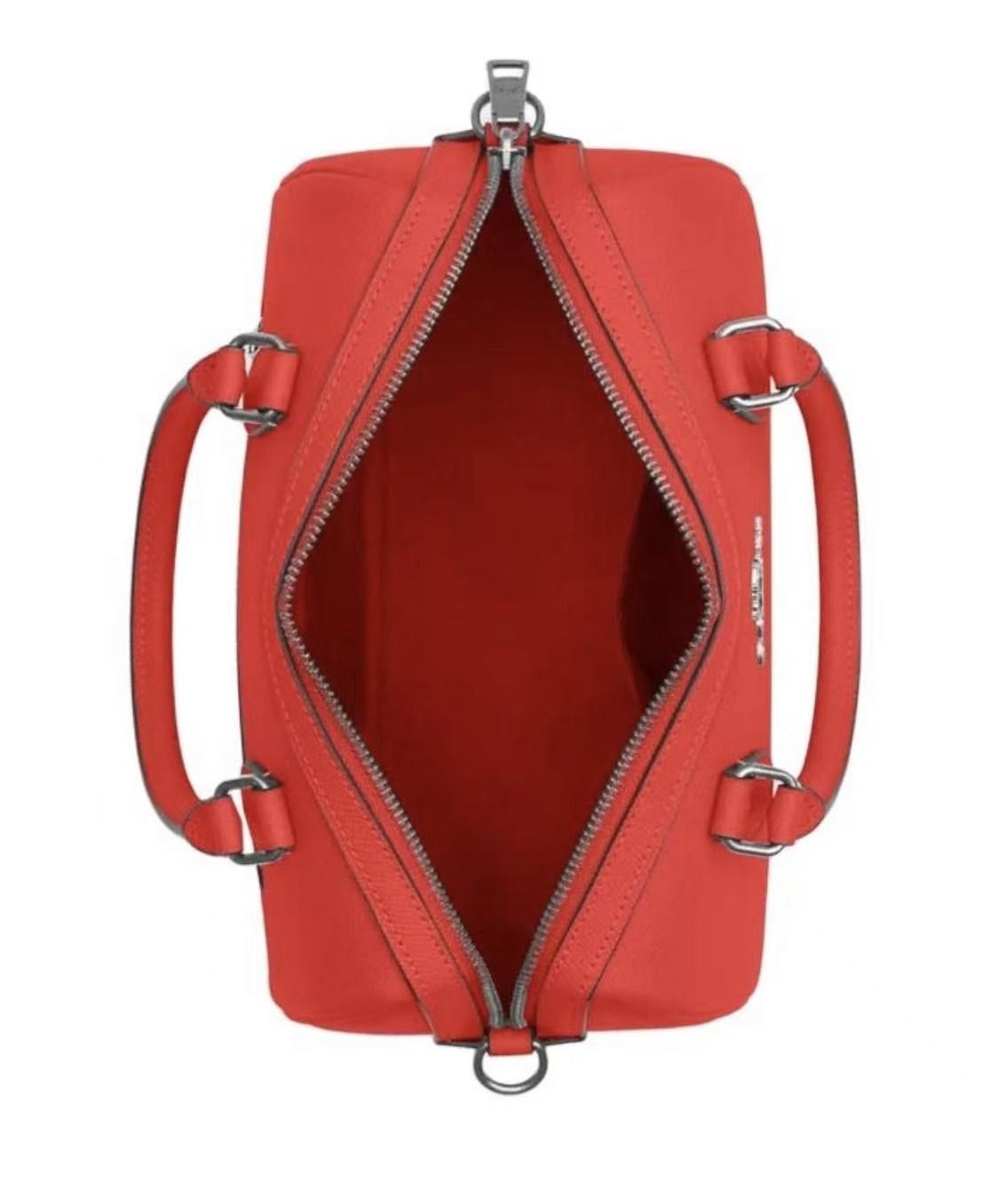 Coach NWT Coach Rowan Satchel CH282 Sliver/ Miami Red Size ONE SIZE - 12 Thumbnail