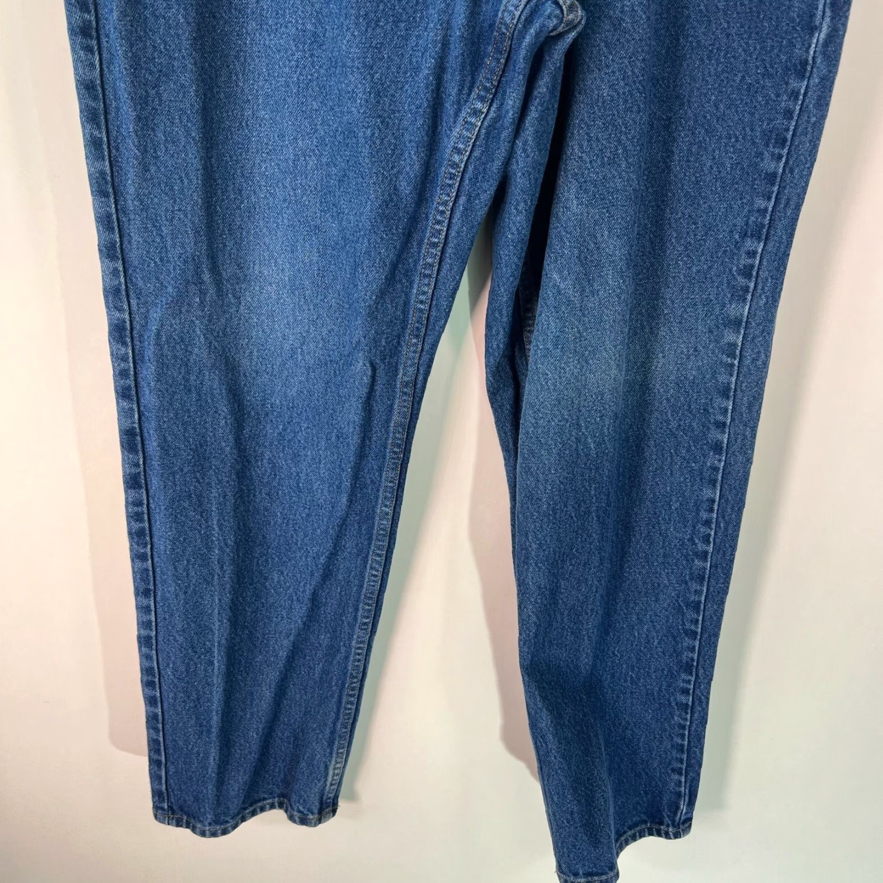 Vintage L.L. Bean Jeans Mens Straight Denim Classic Blue 38X32 Modern 5-Pocket Design Mens Size US 36 / EU 52 - 5 Thumbnail