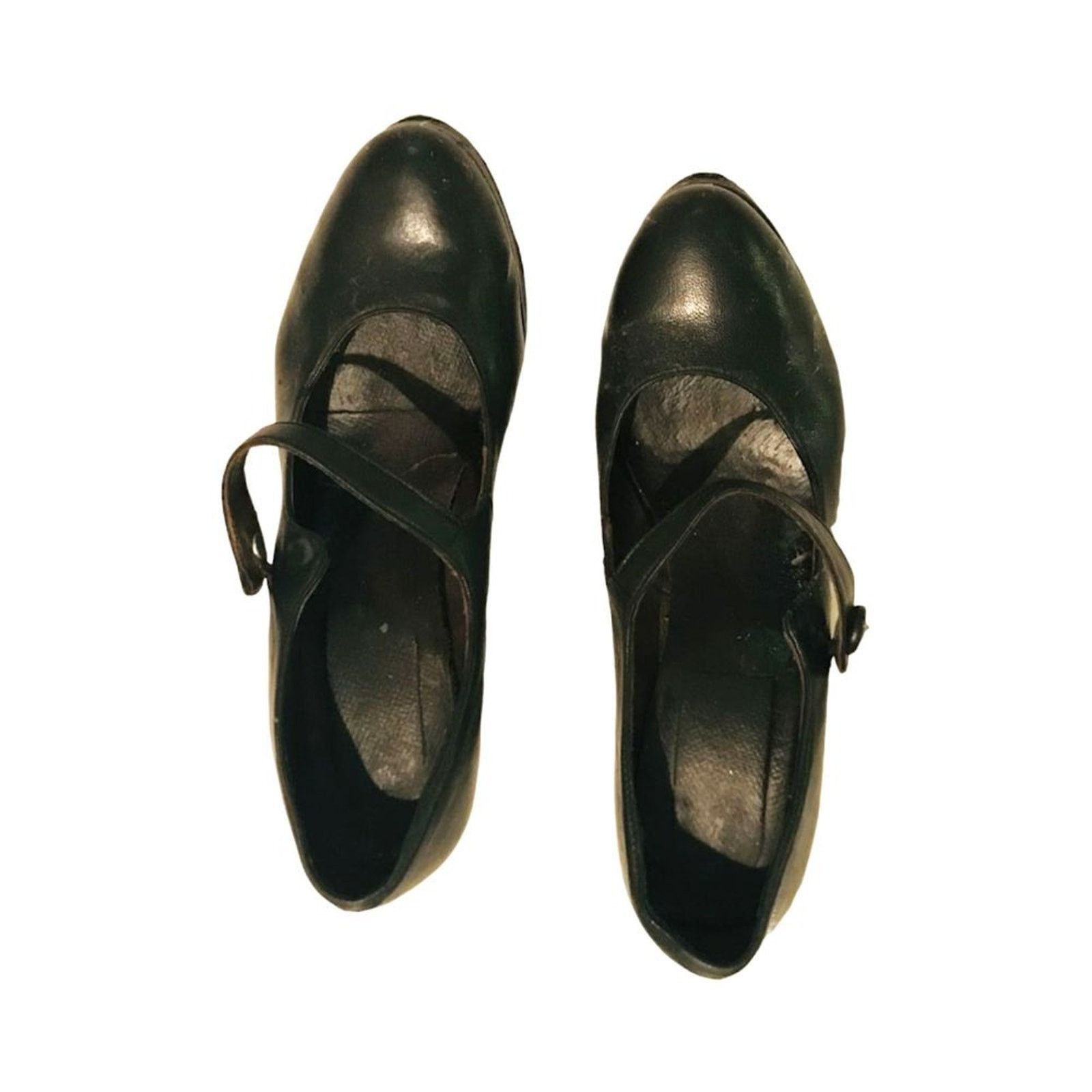 The Unbranded Brand Lavorazione Artigianale Women`s High Heels Shoes Leather 37 Size US 6.5 / IT 36.5 - 5 Thumbnail