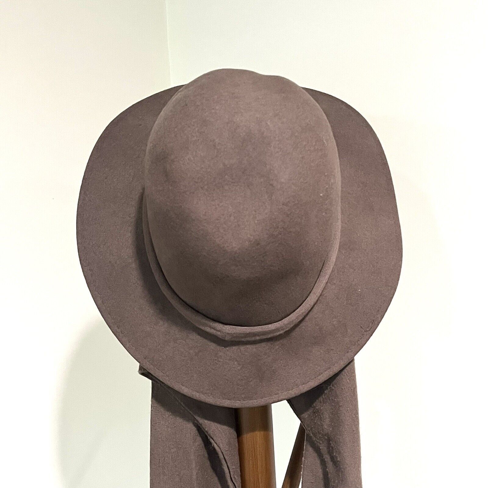 Other Geo W Bollman Co Doeskin Felt Wool Womens Hat Attached Scarf Size ONE SIZE - 3 Thumbnail