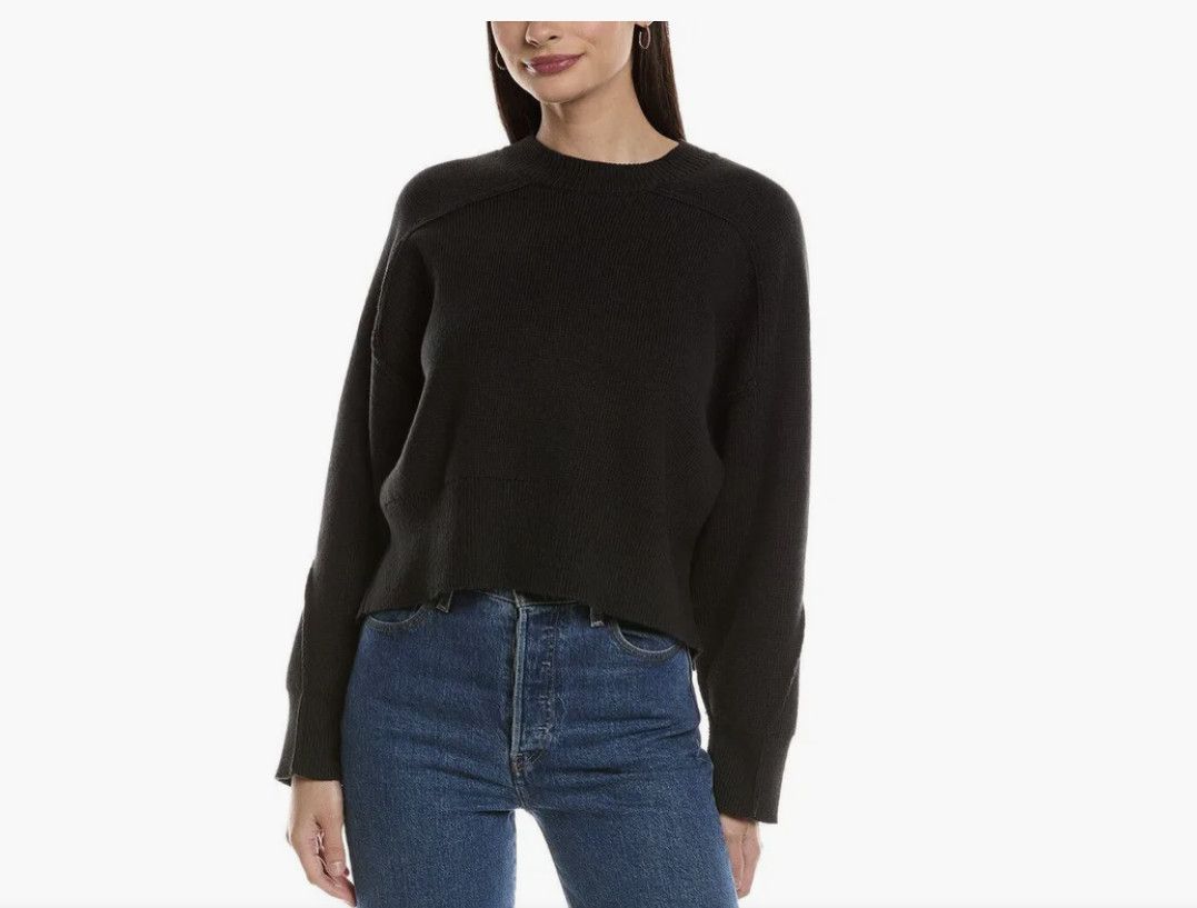 Rag & Bone Rag & Bone New York Lysa Crewneck Sweater in Black ( XS ) Size XS / US 0-2 / IT 36-38 - 4 Thumbnail