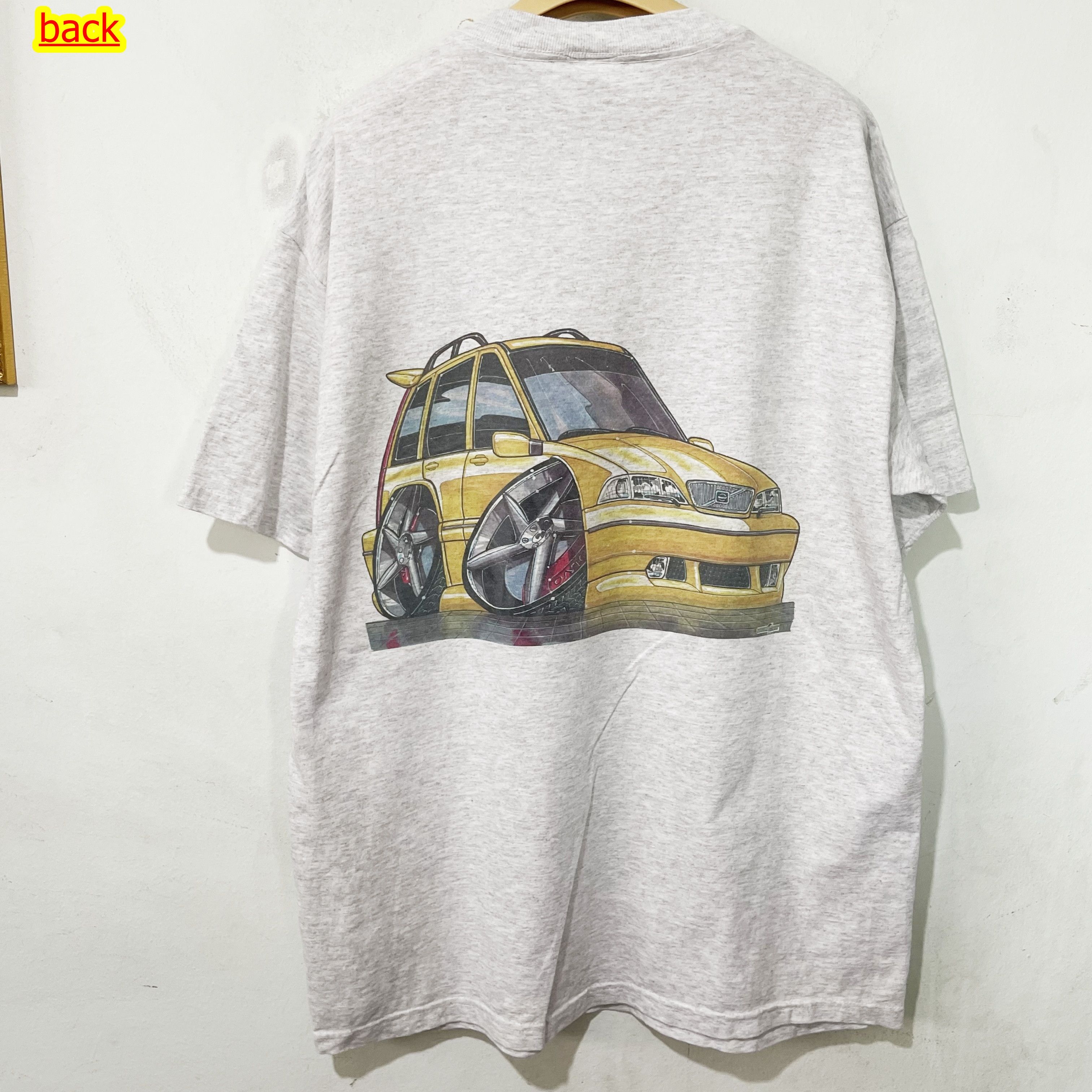 Vintage Vintage 2000s Yellow Racing Car Shirt Size US L / EU 52-54 / 3 - 1 Thumbnail