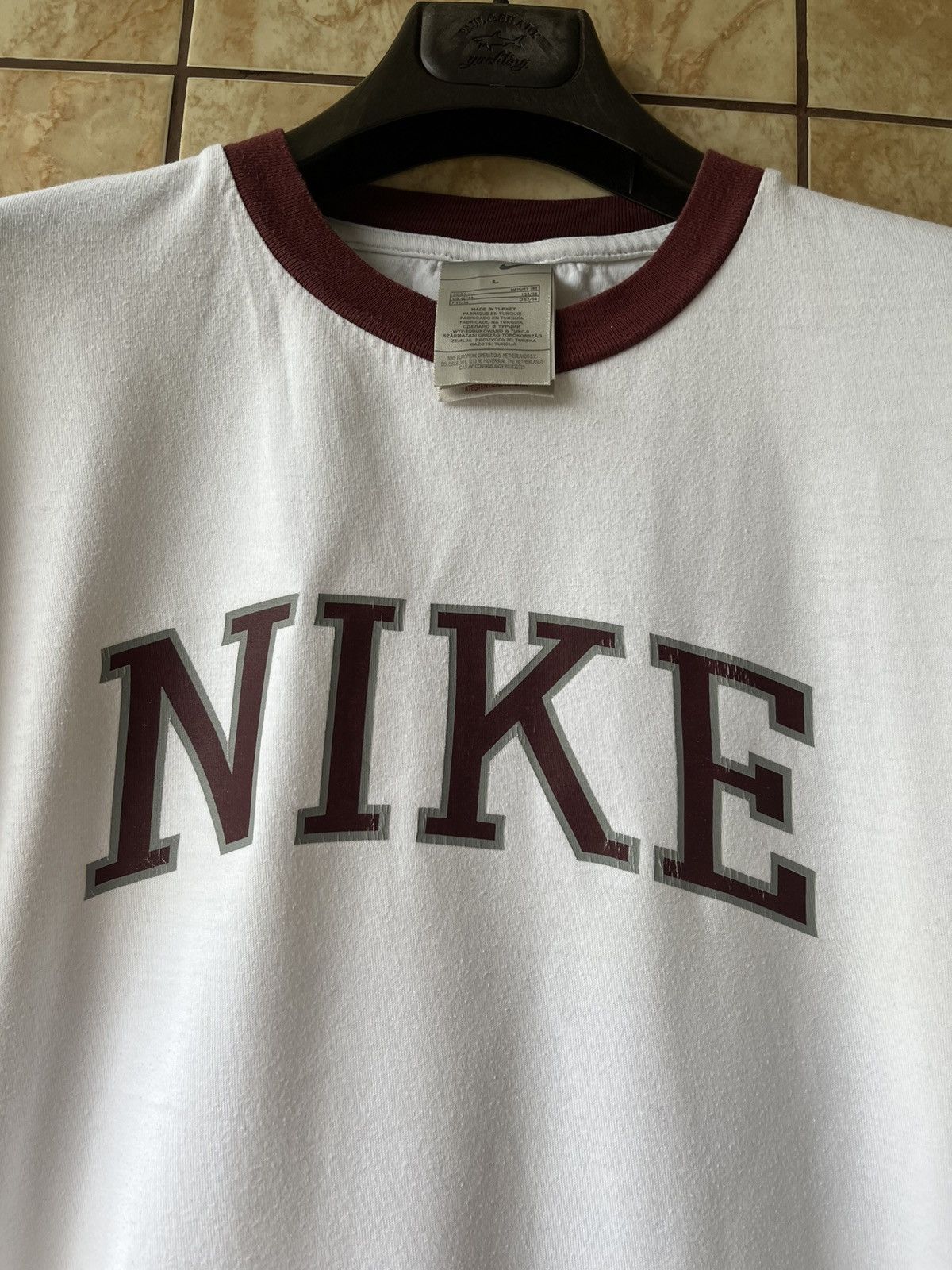 Nike Vintage Nike big logo T shirt Size US L / EU 52-54 / 3 - 2 Thumbnail