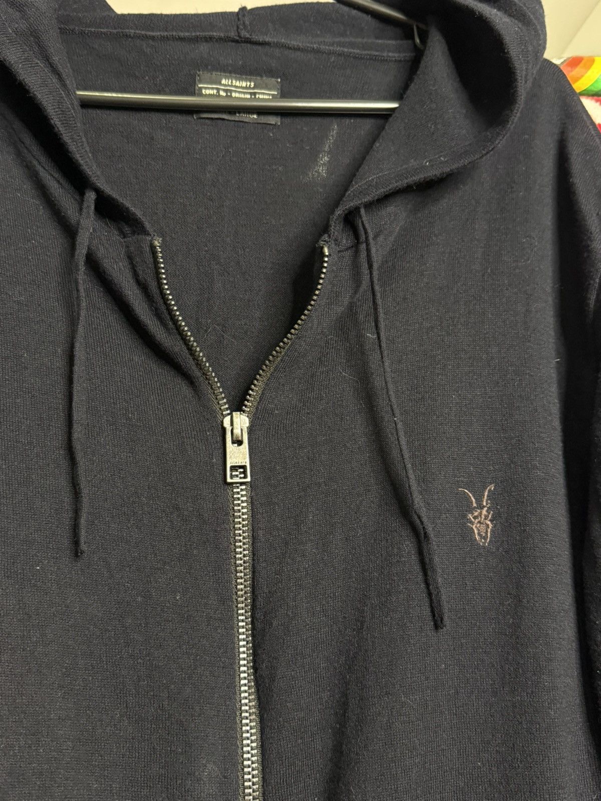 Allsaints Allsaints Luxury Zip Hoodie size L Size US L / EU 52-54 / 3 - 5 Thumbnail