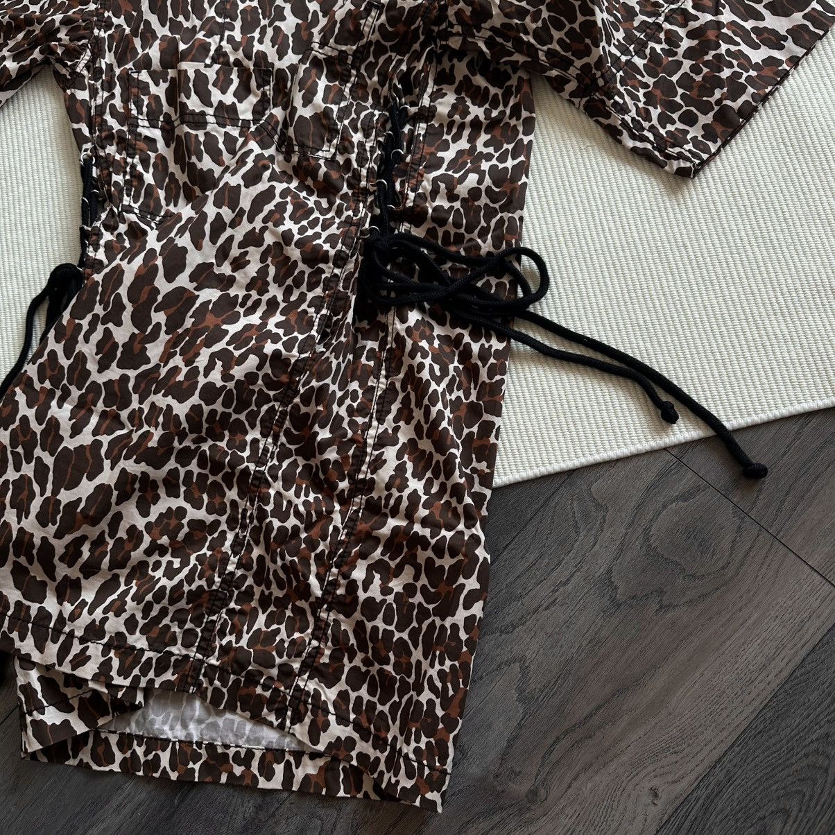 Tory Burch Tory Burch Leopard Poplin Shirtdress Size XS / US 0-2 / IT 36-38 - 9 Thumbnail