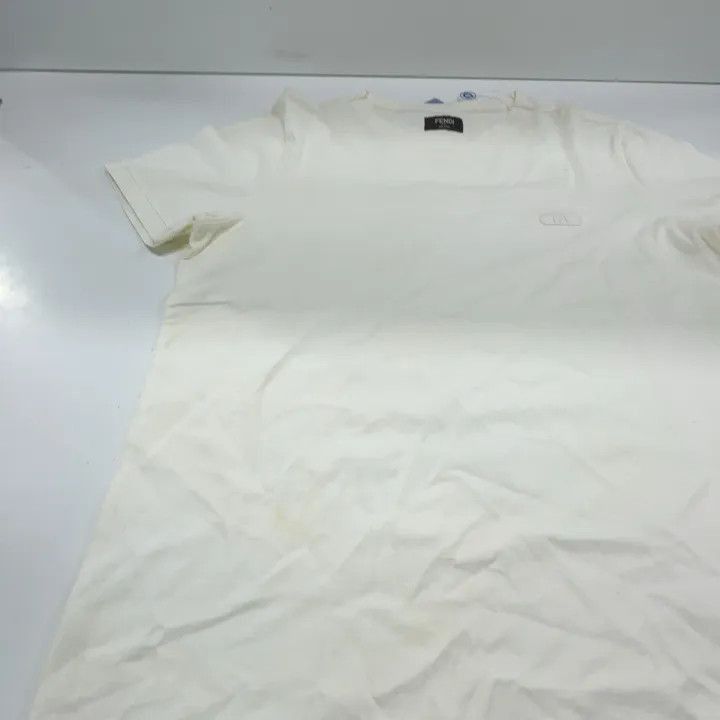 Fendi Fendi FW22 Embroidered Short Sleeve T-Shirt -2507 Size US S / EU 44-46 / 1 - 5 Thumbnail