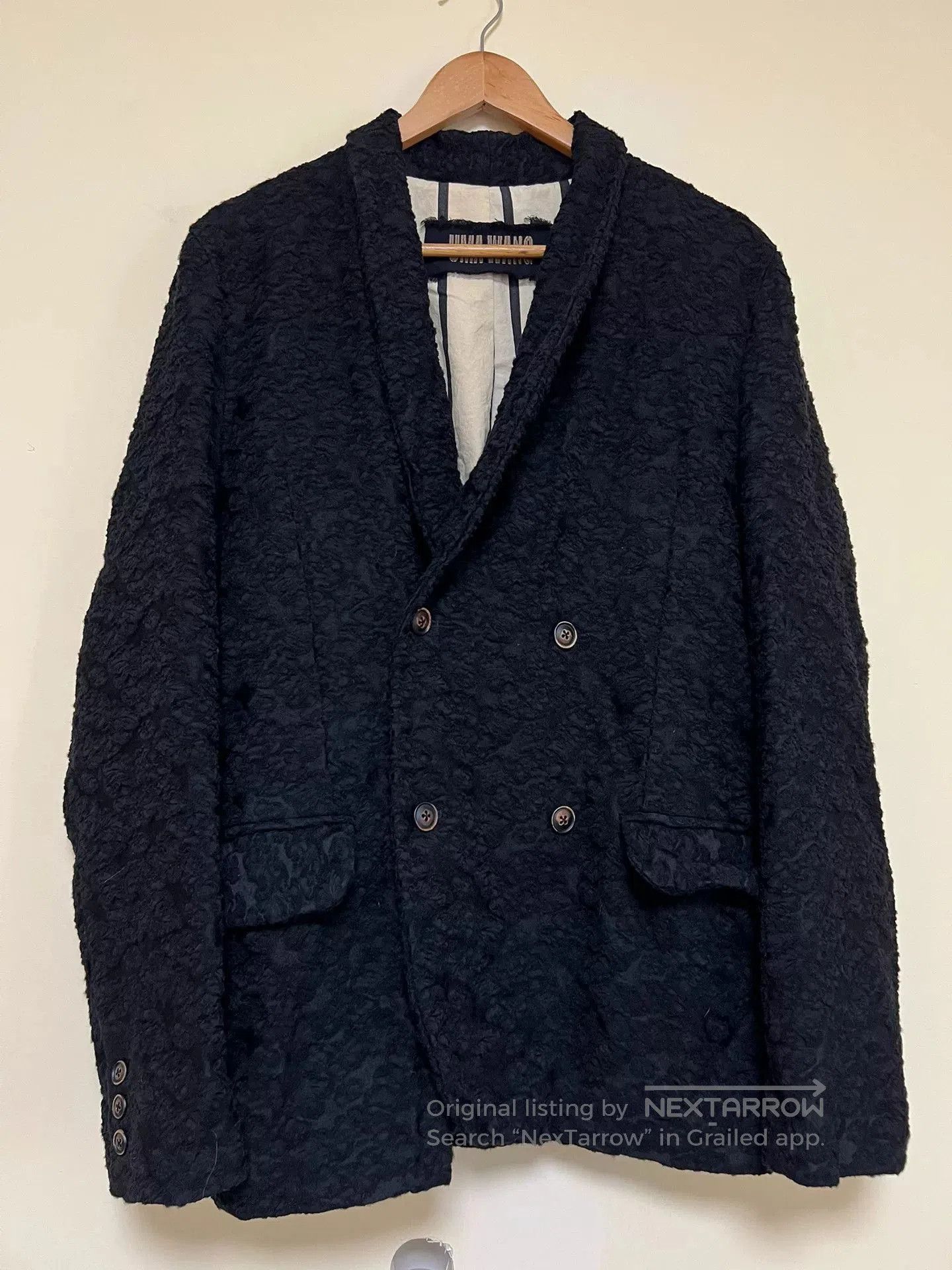 Uma Wang Uma Wang Lace Jacket in Black. Size M / US 6-8 / IT 42-44 - 2 Thumbnail
