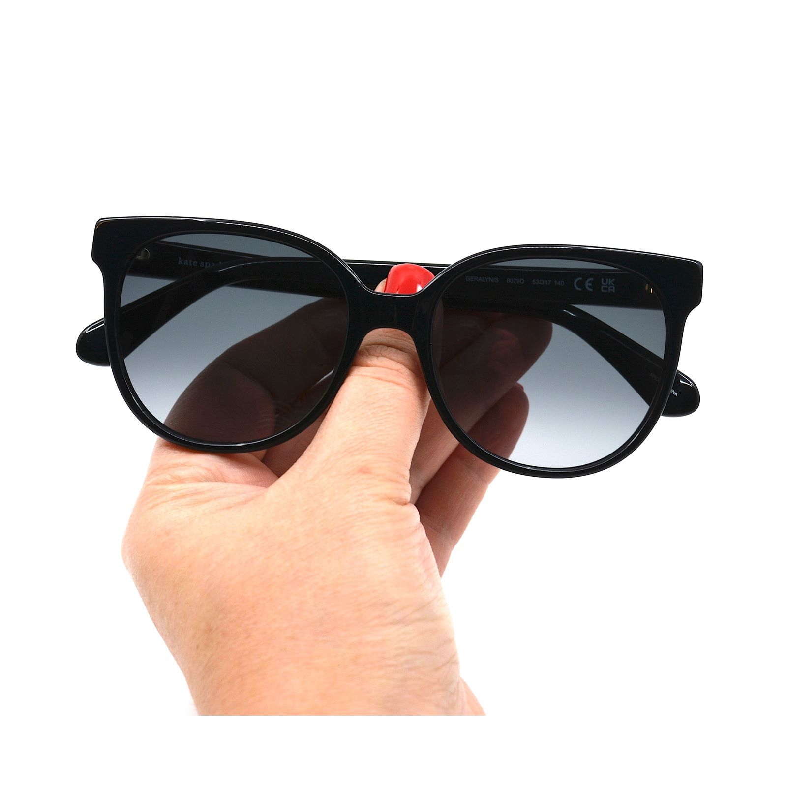 Kate Spade NEW KATE SPADE GERALYN/S 807 BLACK GREY AUTHENTIC SUNGLASSES Size ONE SIZE - 12 Thumbnail