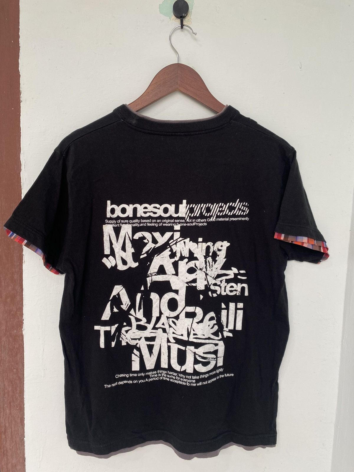 Japanese Brand B one soul double poem hip hop y2k t shirt Size US M / EU 48-50 / 2 - 6 Thumbnail