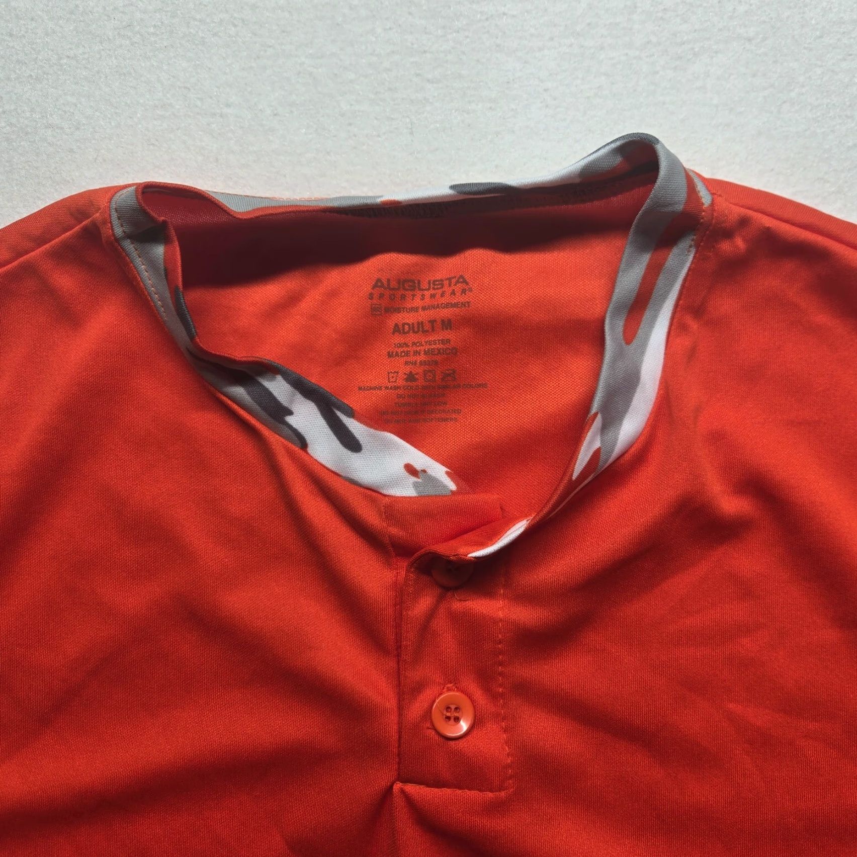 Augusta Sportswear VINTAGE Augusta Sportswear Polo Shirt Men Medium Orange Casual Athletic 80s Size US M / EU 48-50 / 2 - 2 Thumbnail