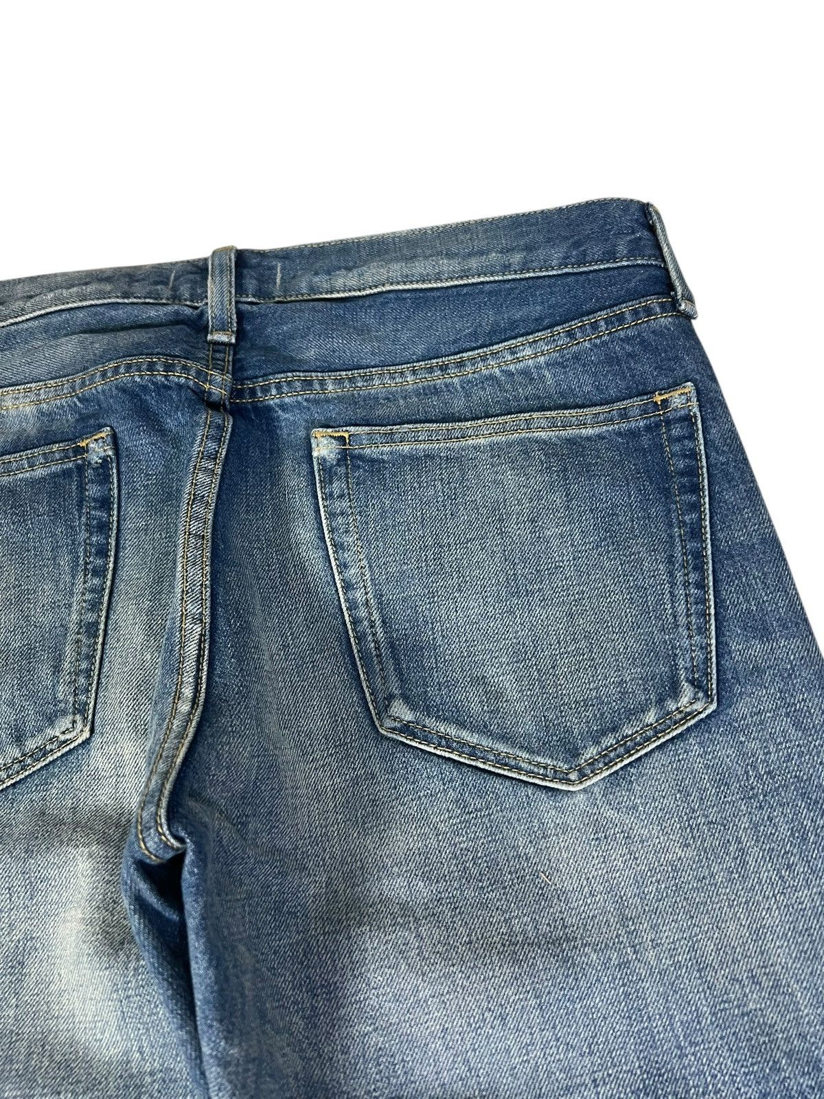 Japanese Brand Vintage Japanese Brand Selvedge Distress Denim Jean Size US 31 - 14 Thumbnail