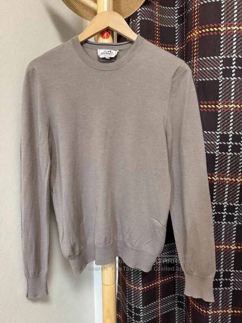 Hermes Hermes Cashmere Jumper, 80% Cashmere + 20% Mulberry Silk Size US M / EU 48-50 / 2 - 1 Thumbnail