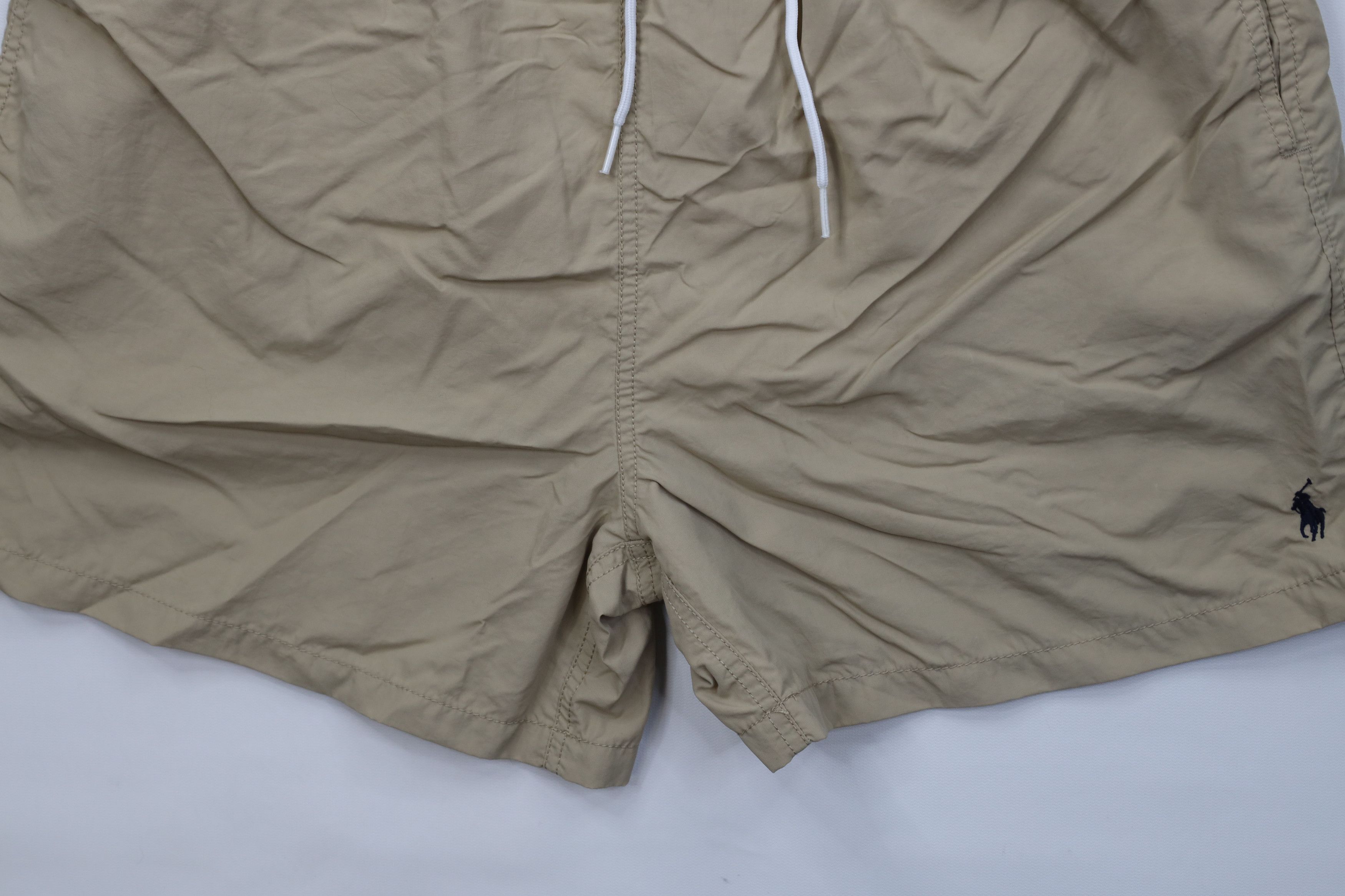 Ralph Lauren Vintage 90s Ralph Lauren Above Knee Shorts Swim Trunks Beige Size US 36 / EU 52 - 4 Thumbnail