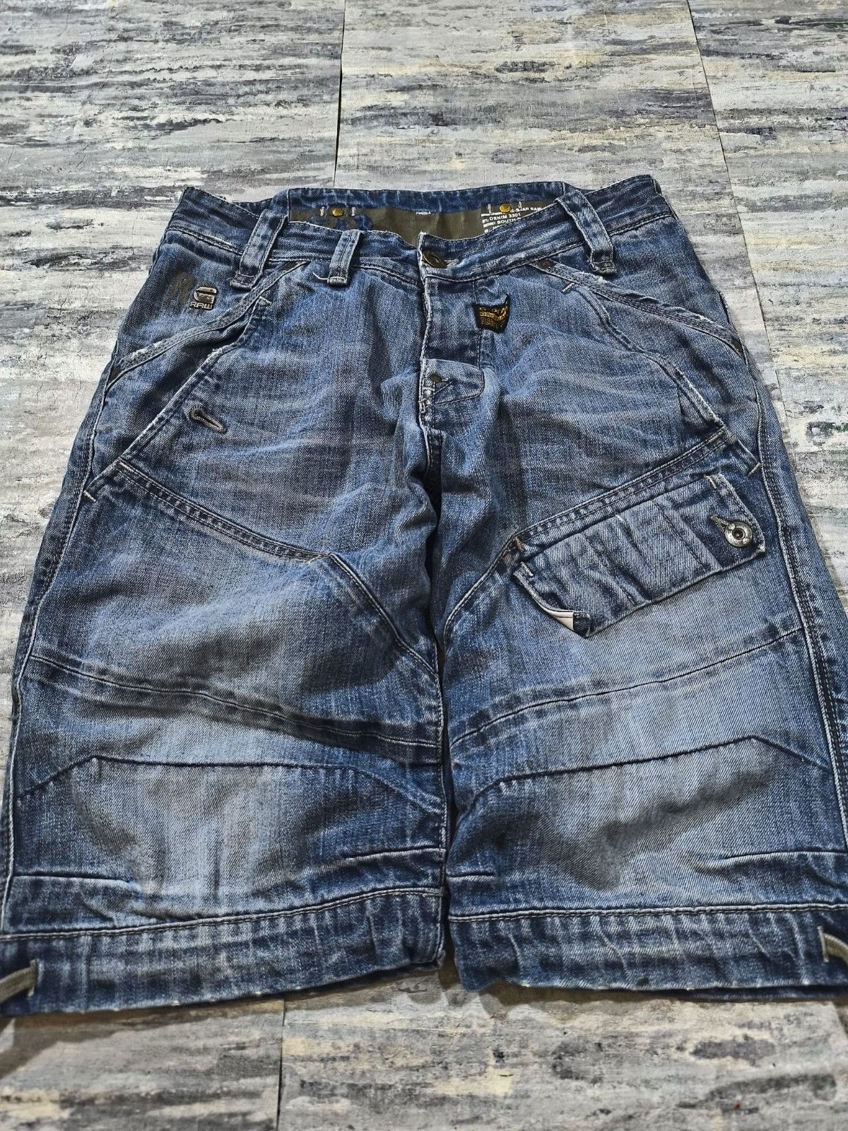 G-Star gstar biker opium cargo balenciaga jorts Size US 30 / EU 46 - 1 Thumbnail