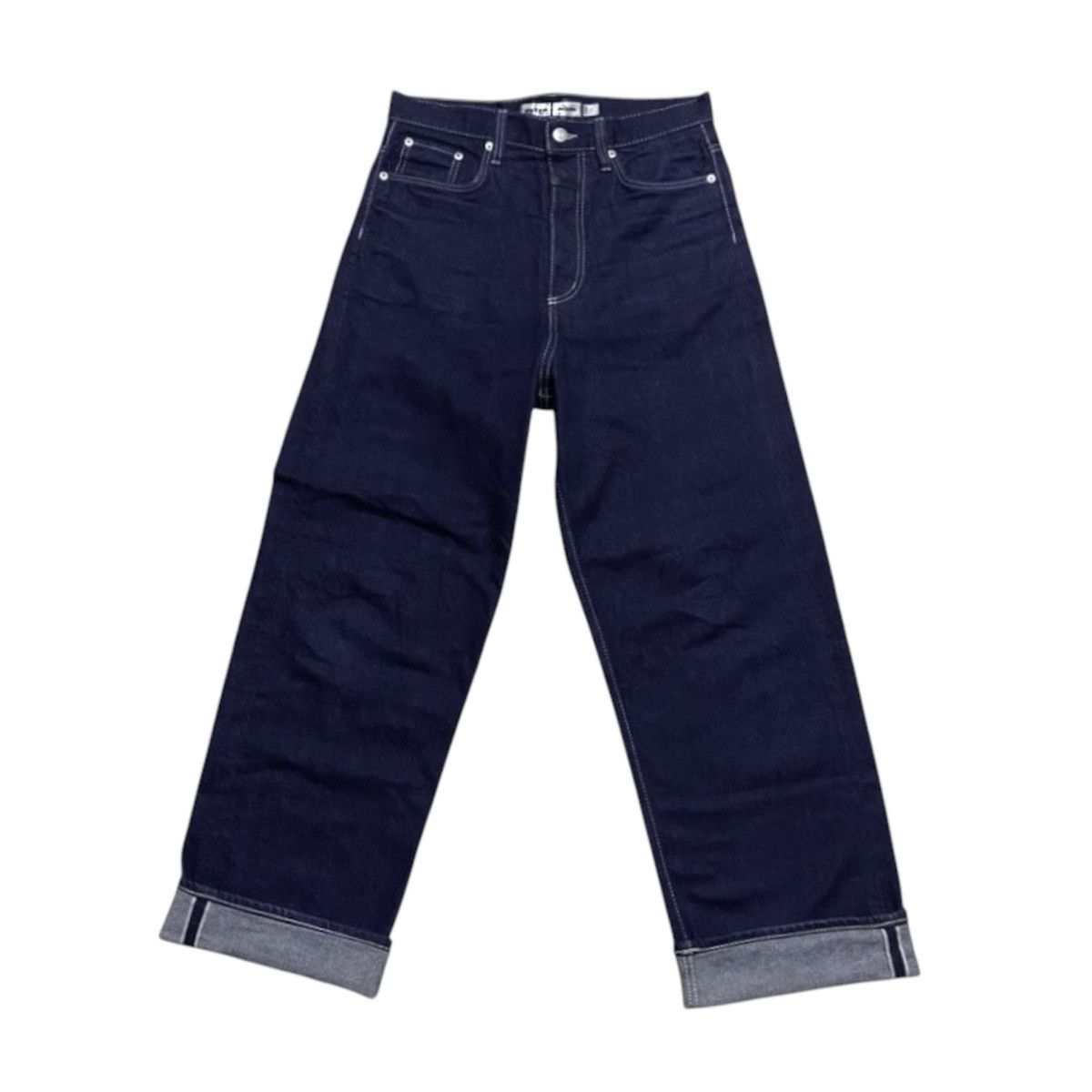 Eytys Unisex Eytys H&M Red Selvedge Navy Cotton Heavy Denim Jeans Size US 28 / EU 44 - 1 Thumbnail