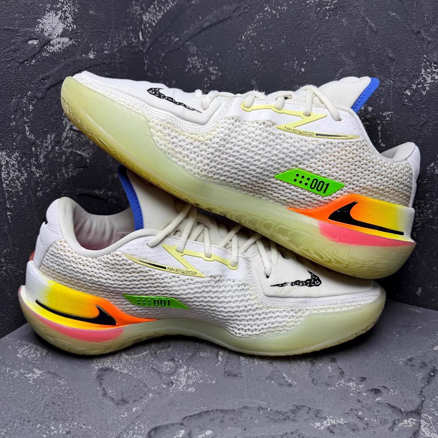 Nike Nike G.T. Cut 1 White Blue Q10 Size US 10.5 / EU 43-44 - 5 Thumbnail