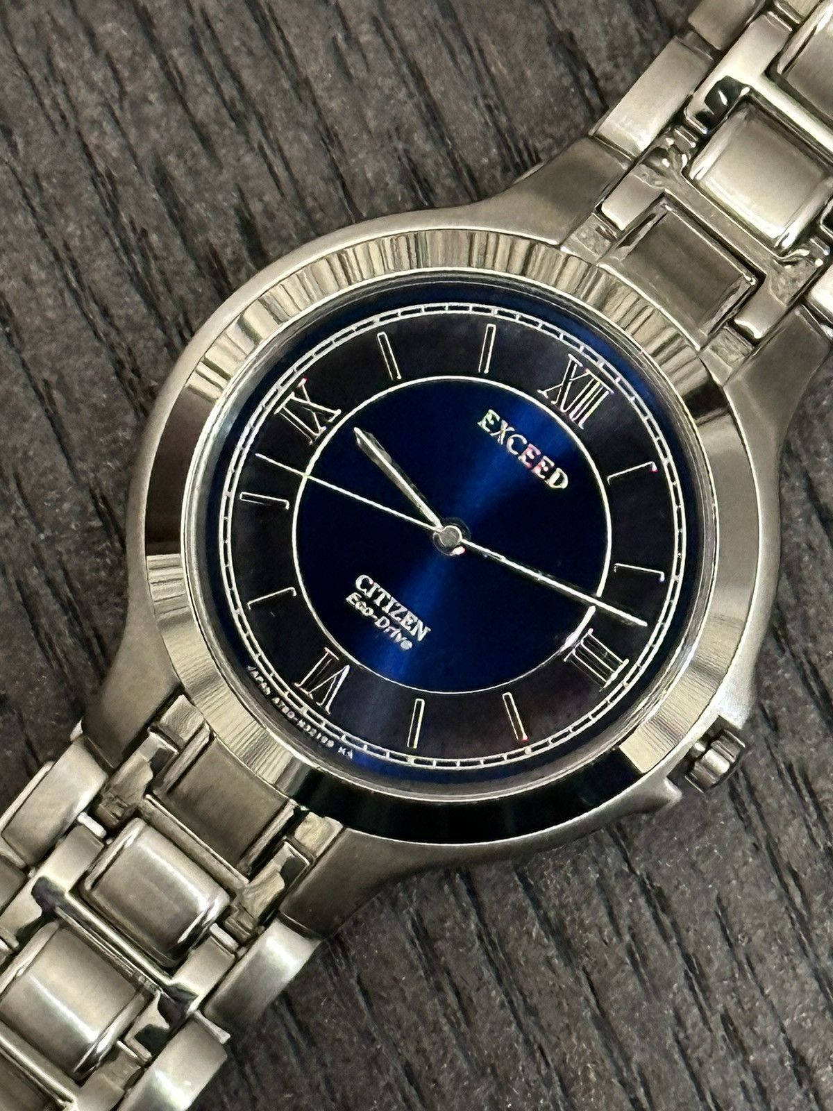 Citizen 1998 Citizen Eco-Drive Dark-Navy/Purple Dial S.steel Watch Size ONE SIZE - 3 Thumbnail