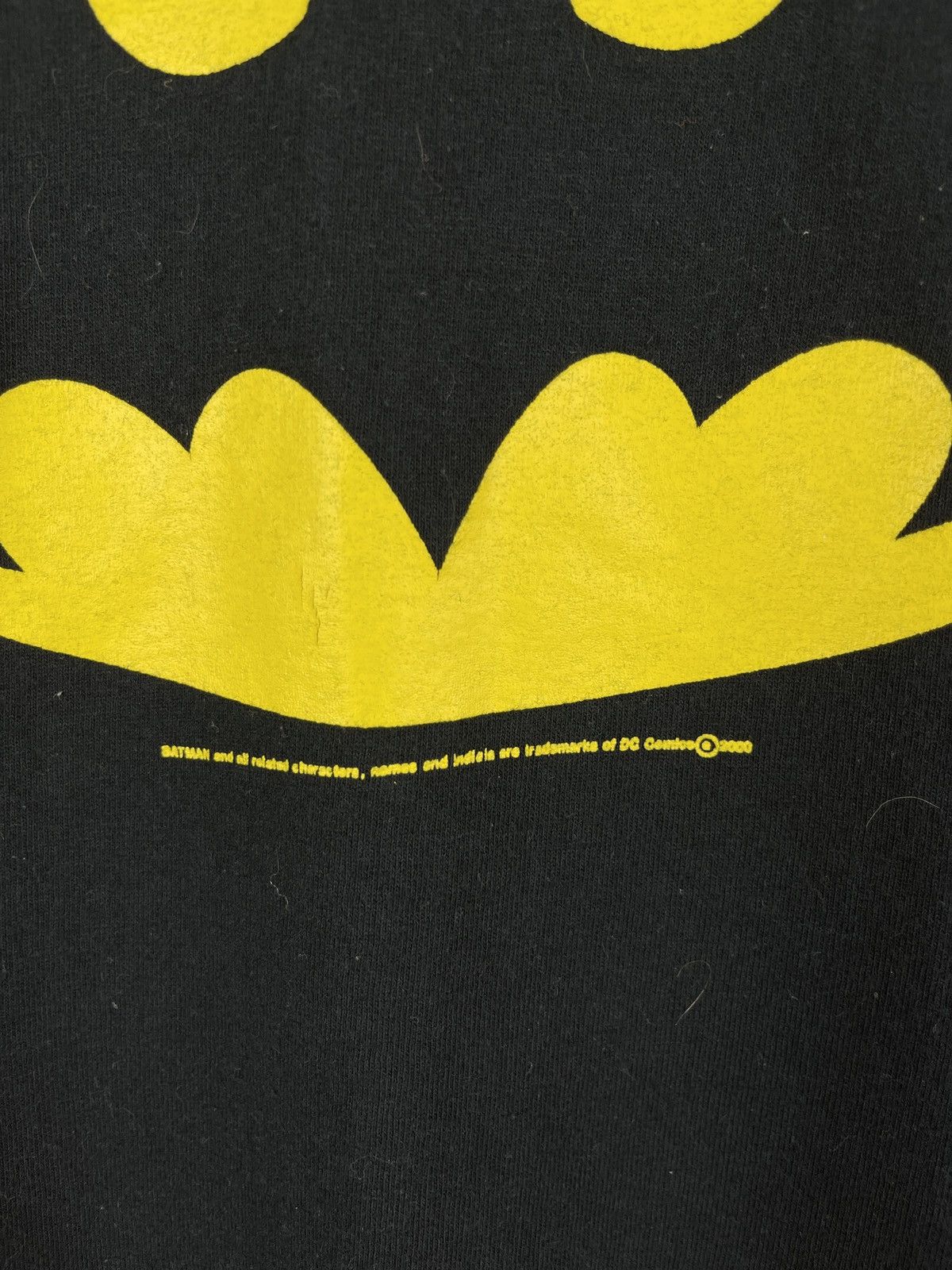 DC Comics Gildan Batman y2k 2000s vintage big logo tee shirt Size US L / EU 52-54 / 3 - 6 Thumbnail
