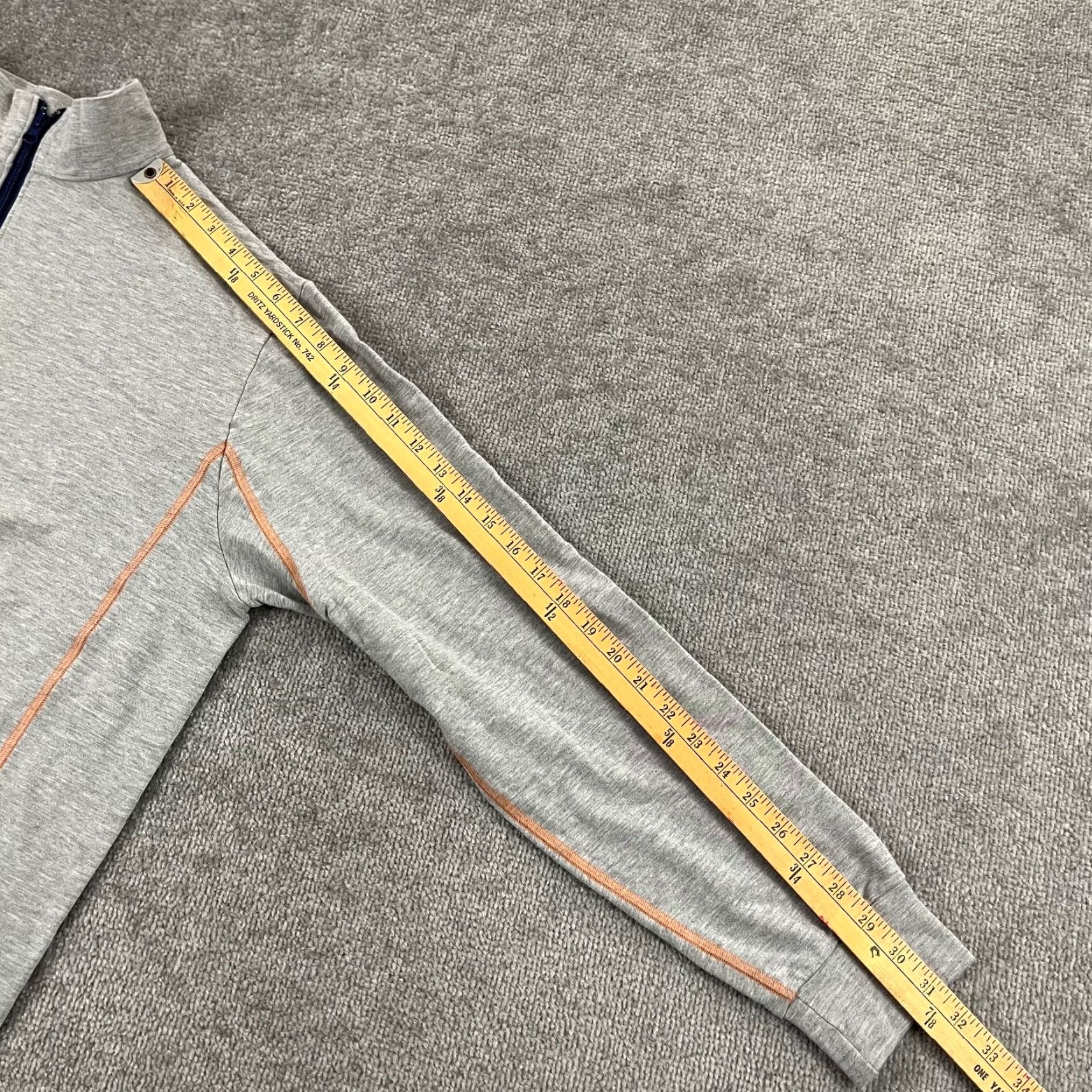 Vintage WEARS WOODY Mens Pullover Sweater Gray XL 1/4 Zip Knit Stretch All Seasons Size US XL / EU 56 / 4 - 6 Thumbnail