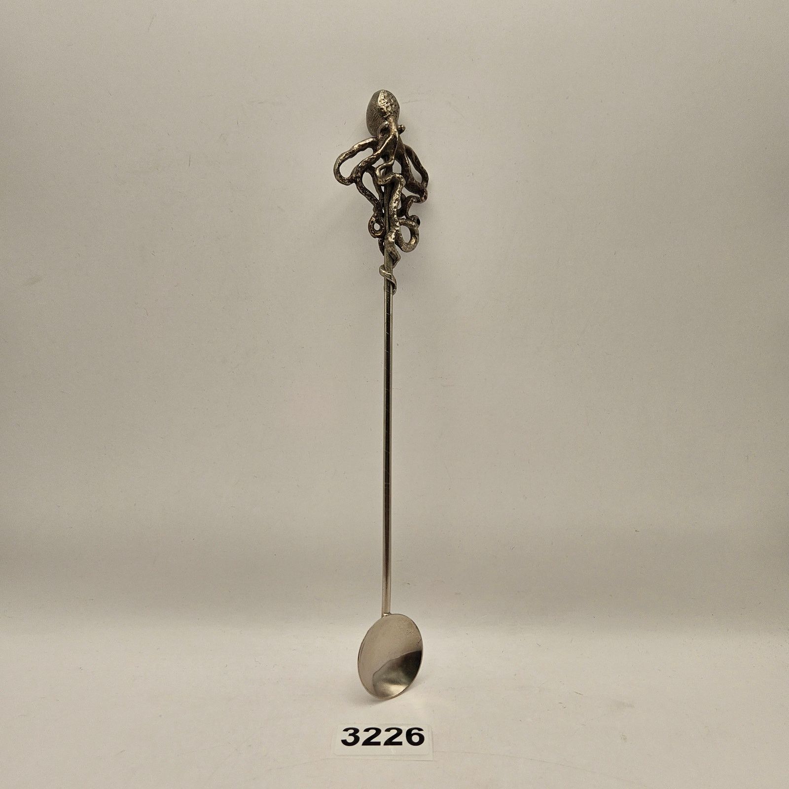 Other PERRY GARGANO OCTOPUS STIRRING SPOON SILVERPLATE BARWARE 12" Size ONE SIZE - 1 Thumbnail