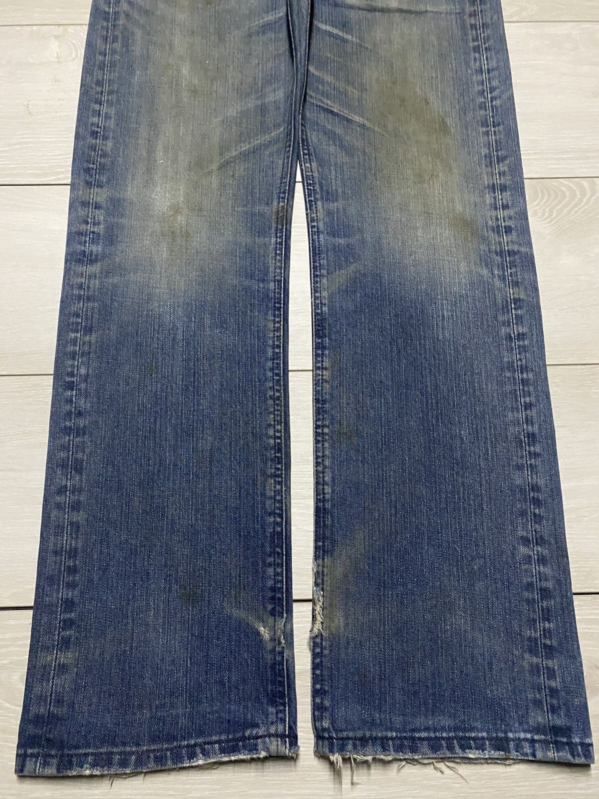 Lee × Number (N)ine Lee Riders Sanforized Dirty Wash Distressed Loose Jeans Size US 30 / EU 46 - 5 Thumbnail