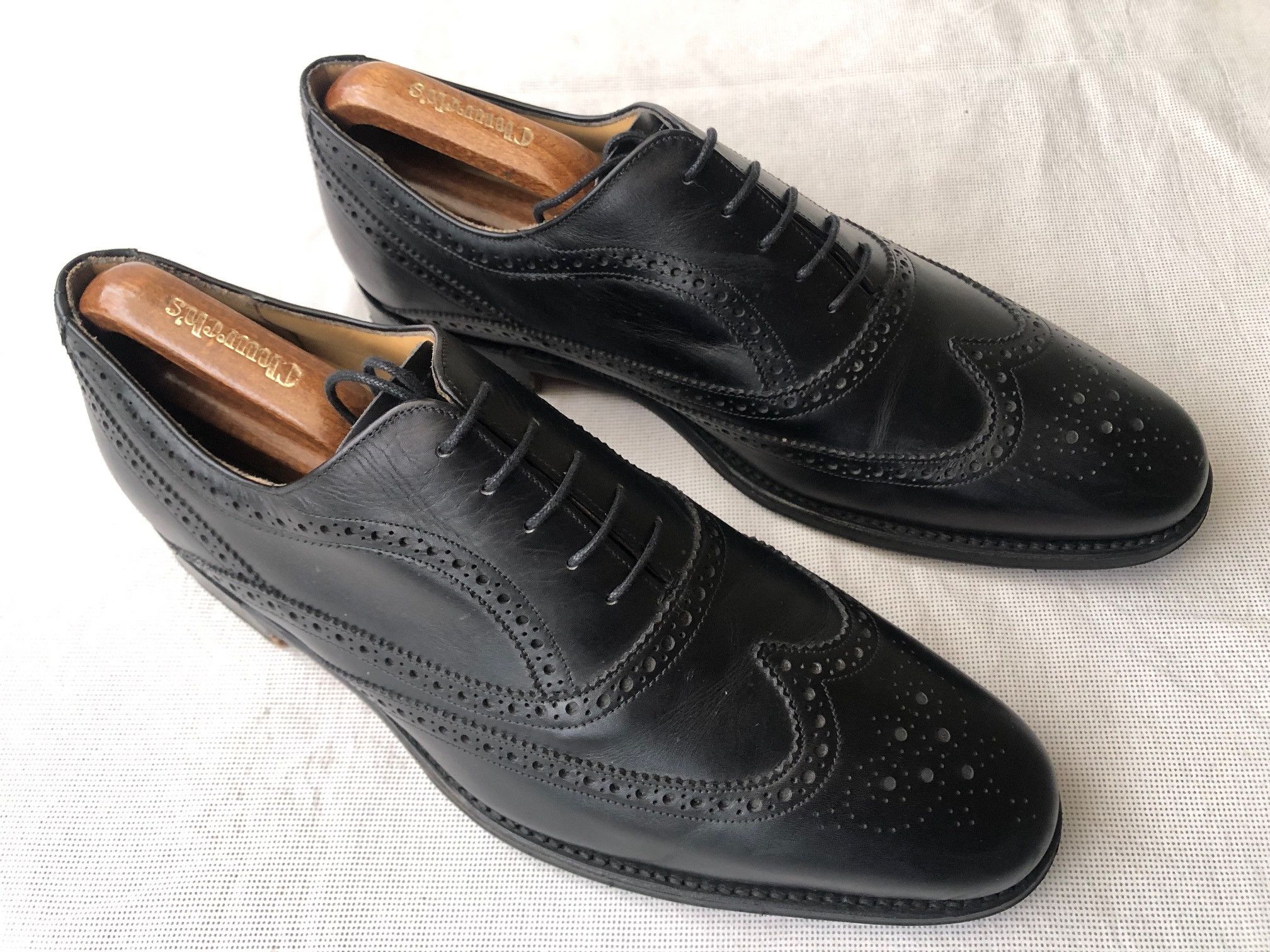 Barker Barker 'Turing' Black Calf leather Oxford shoes Size US 10 / EU 43 - 3 Thumbnail