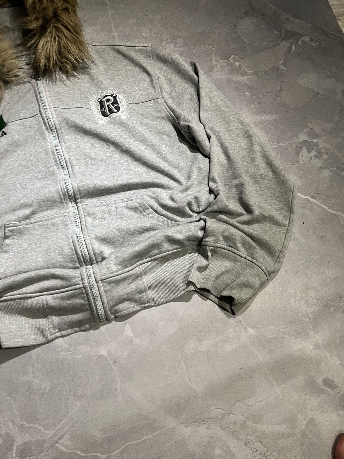 Japanese Brand Minimalist Streetwear Hoodie / Archive Glam Y2K / Swag Gray Size US XXL / EU 58 / 5 - 4 Thumbnail