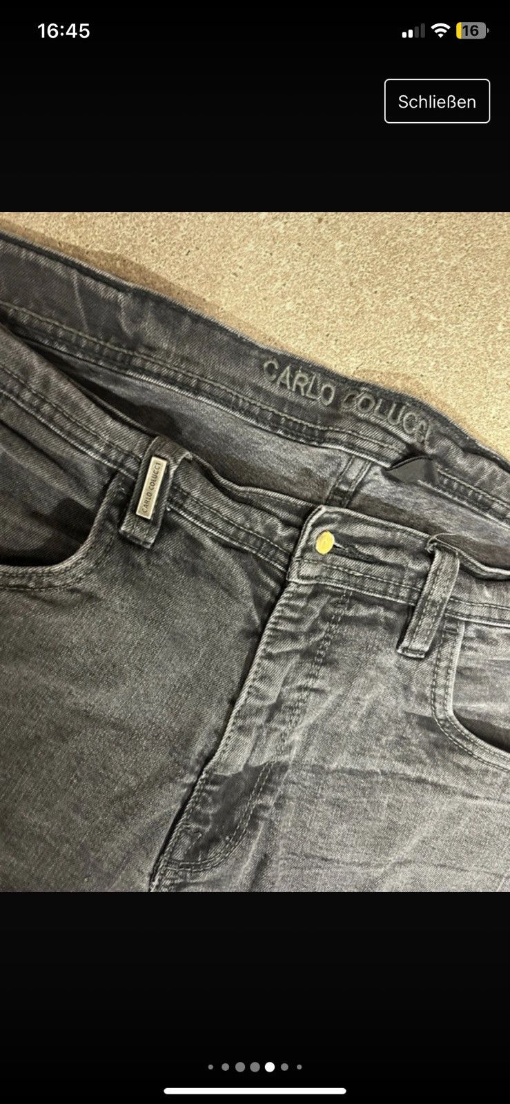 Carlo Colucci Vintage Carlo Colucci Jeans in Dark Grey | Size 32 Size US 32 / EU 48 - 4 Thumbnail