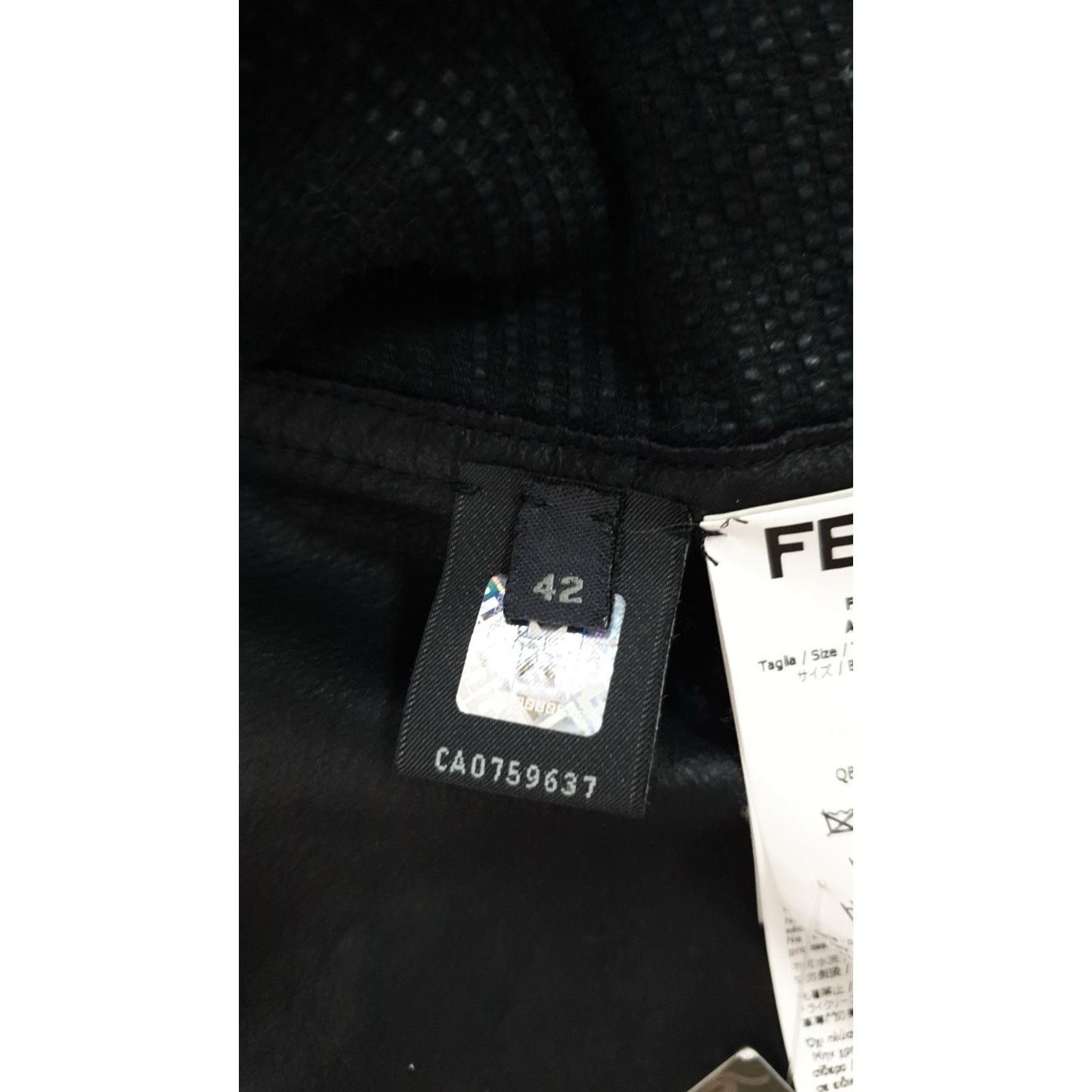 Fendi Fendi Black Leather Fringe and Loops Coat Sz.42 Size M / US 6-8 / IT 42-44 - 13 Thumbnail