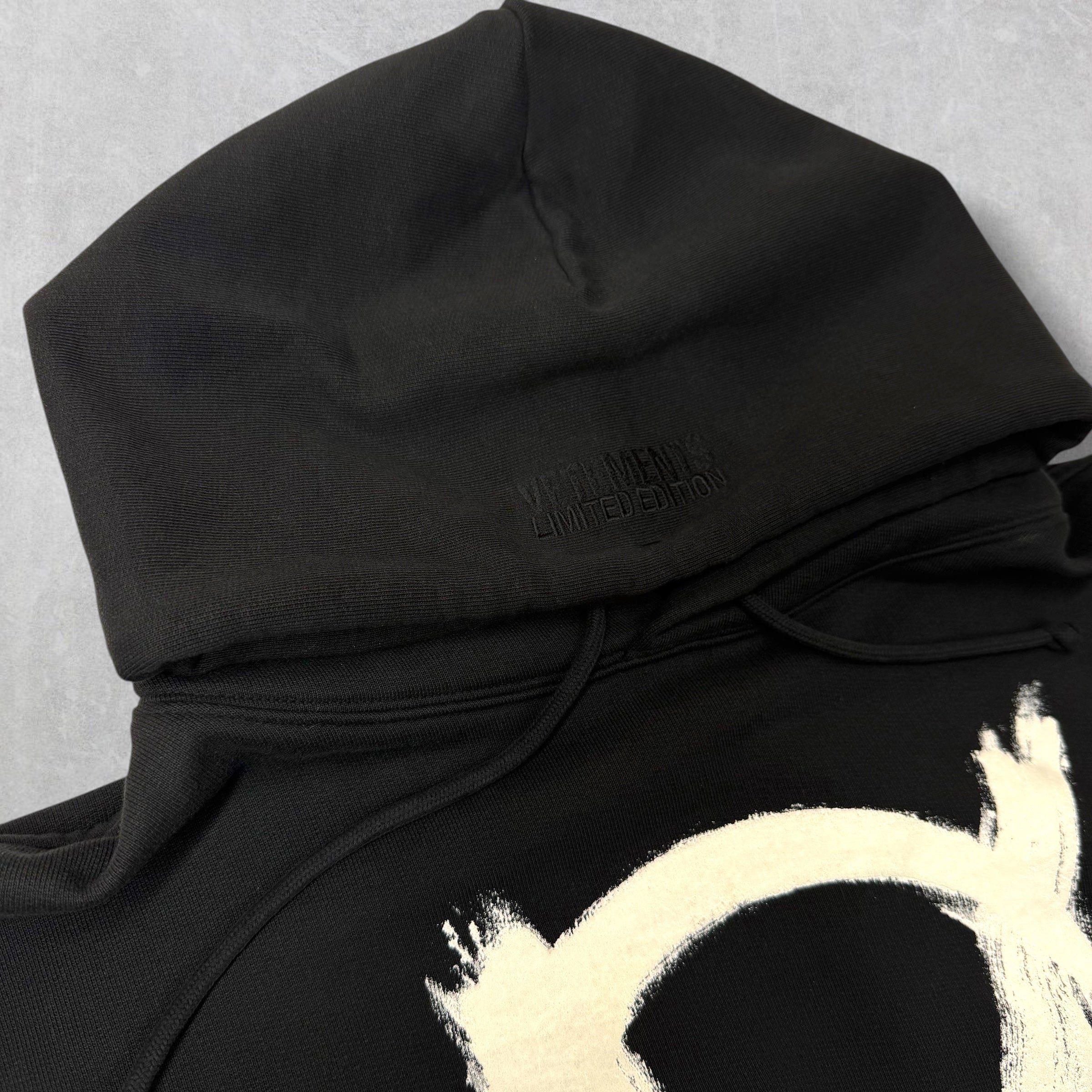 Vetements Vetements Double Anarchy Hoodie Black XS (XL) Size US XL / EU 56 / 4 - 5 Thumbnail