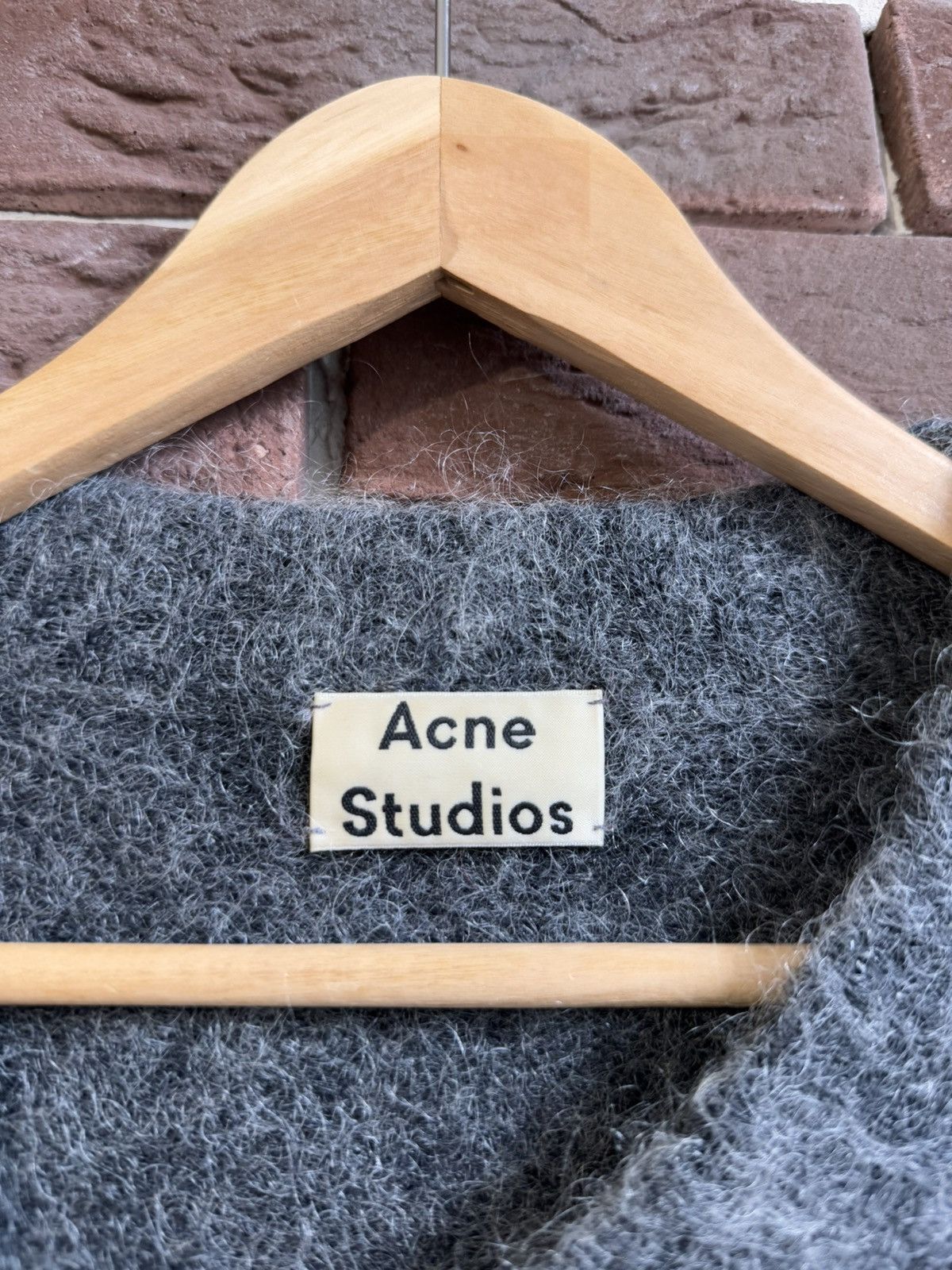 Acne Studios Acne Studios Designer Fuzzy Wool Knit Sweater Striped Size US M / EU 48-50 / 2 - 5 Thumbnail