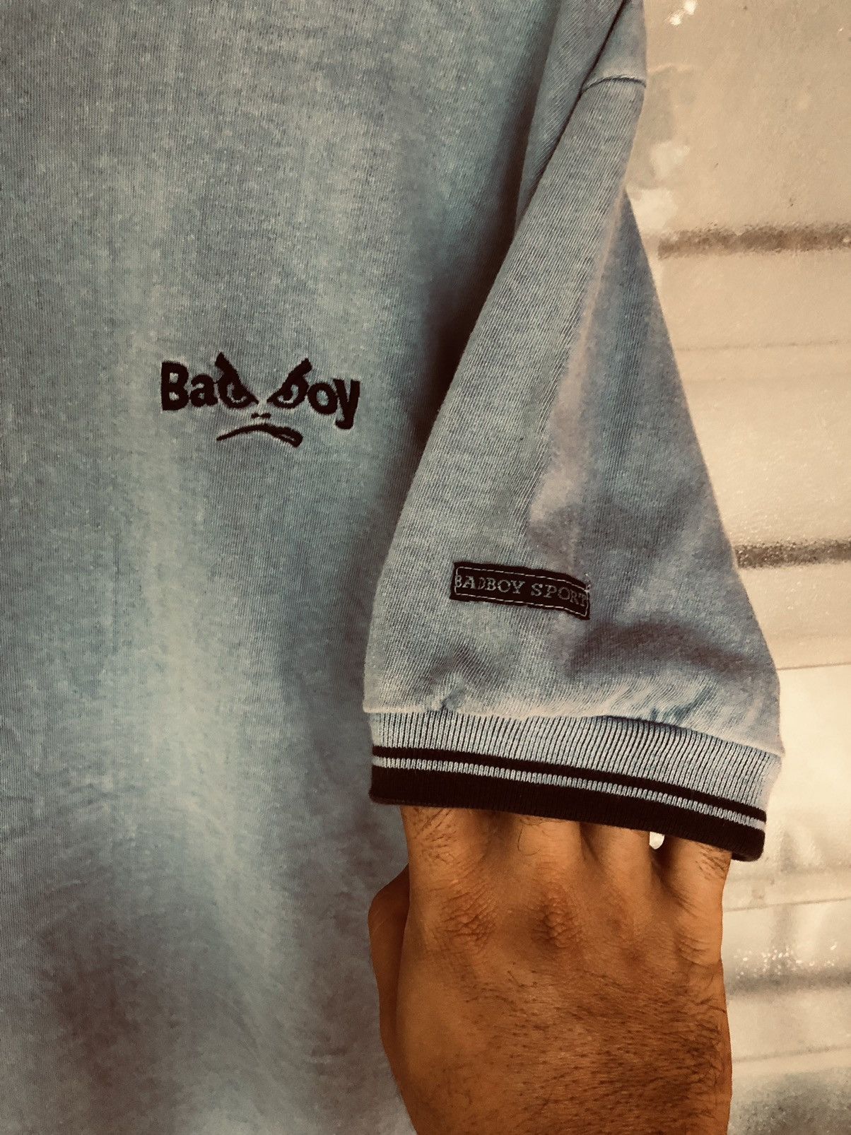 Vintage Vintage 90's BadBoy Shirt Tee Size US M / EU 48-50 / 2 - 6 Thumbnail