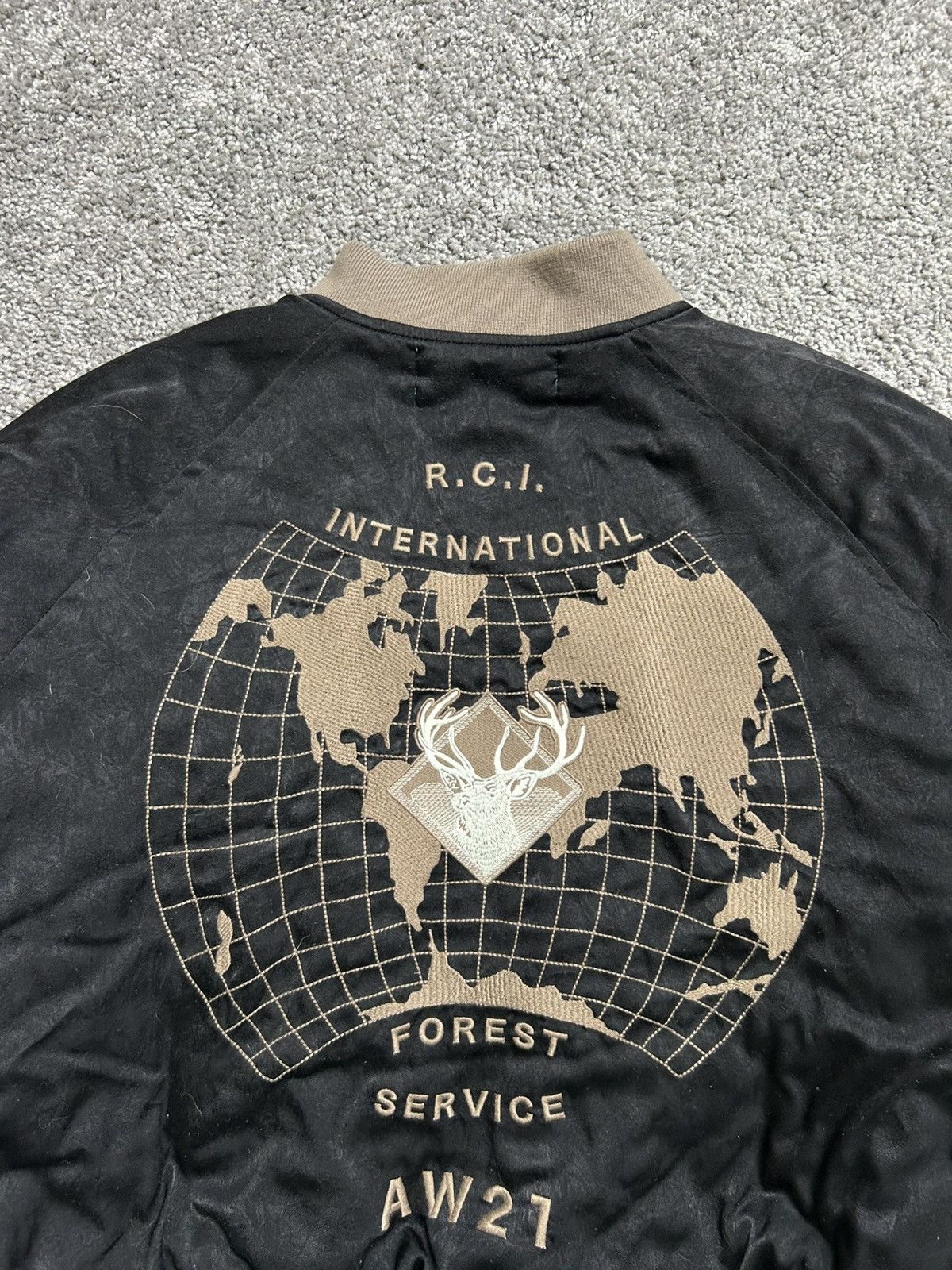 Reese Cooper Reese Cooper RCI Padded Satin Bomber Jacket Made in USA Size US L / EU 52-54 / 3 - 8 Thumbnail
